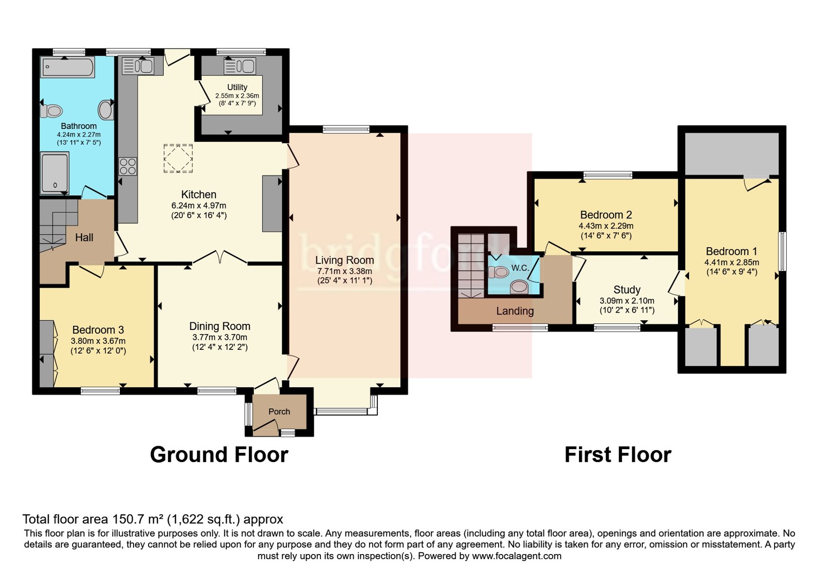 2, George Street, West Yorkshire floorplan