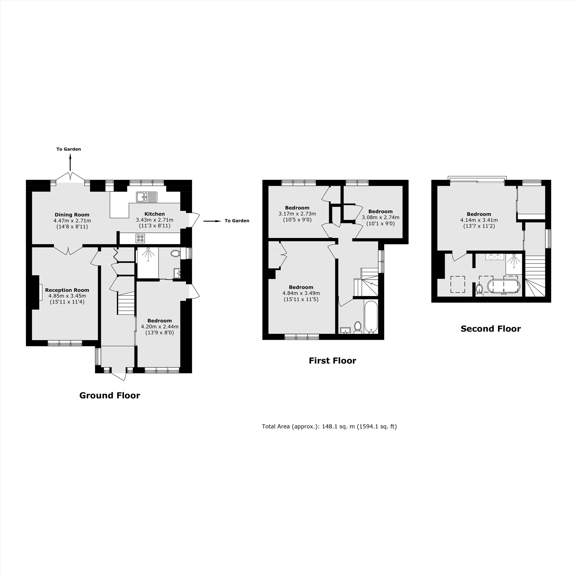 15, Saffron Way, Surbiton floorplan