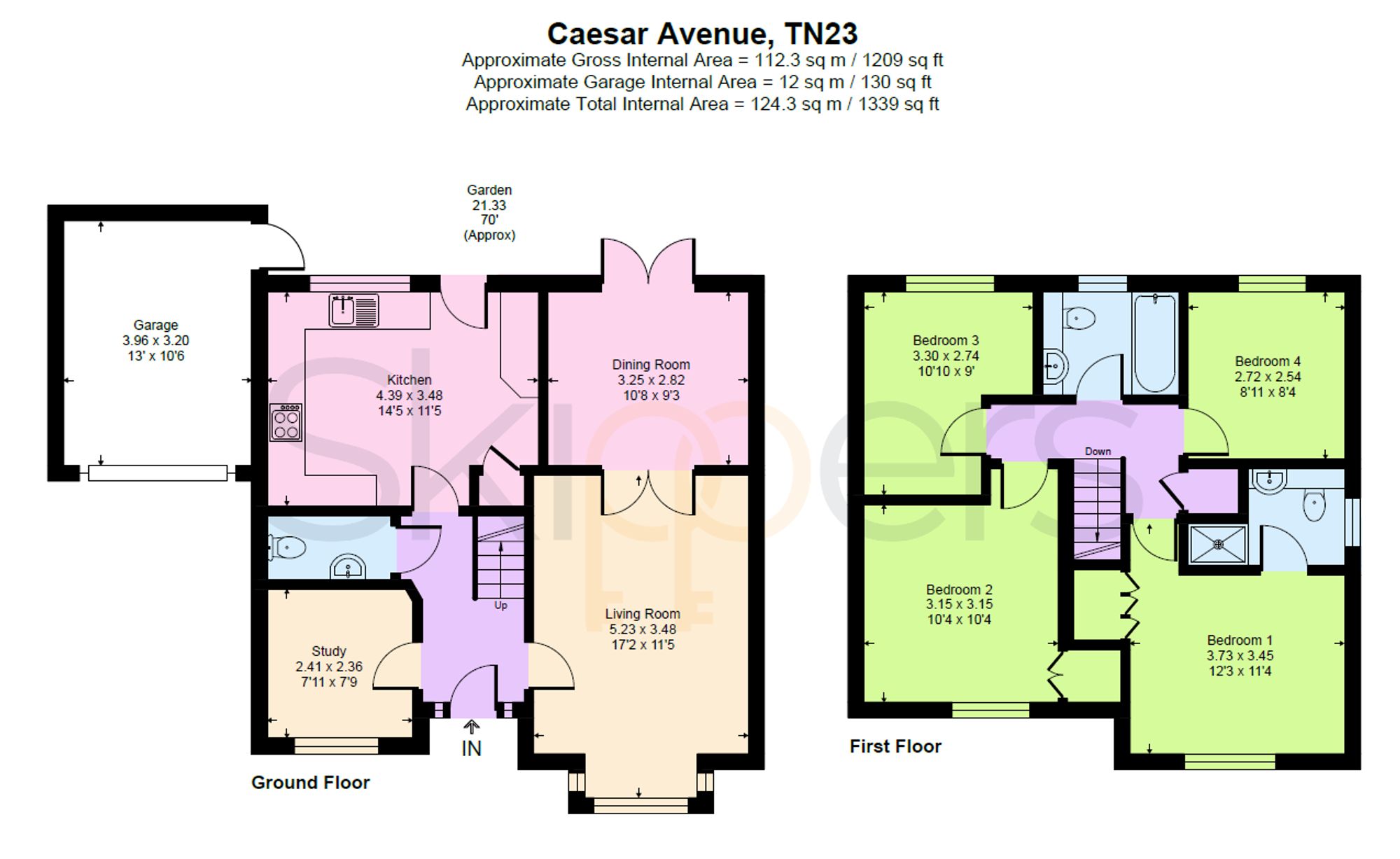Caesar Avenue, Ashford floorplan