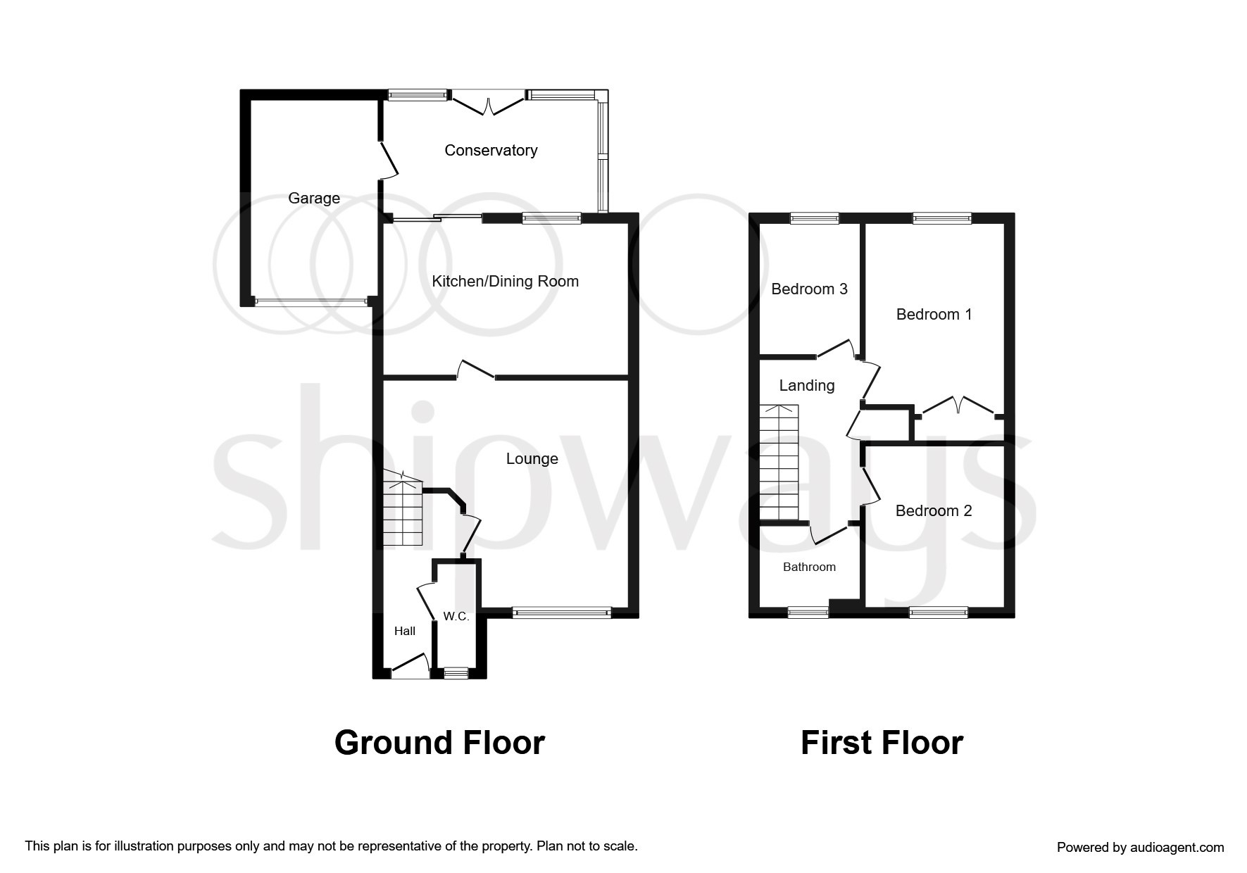 3 bed linkdetached house for sale in Ilmer Close, Rugby CV21 Zoopla