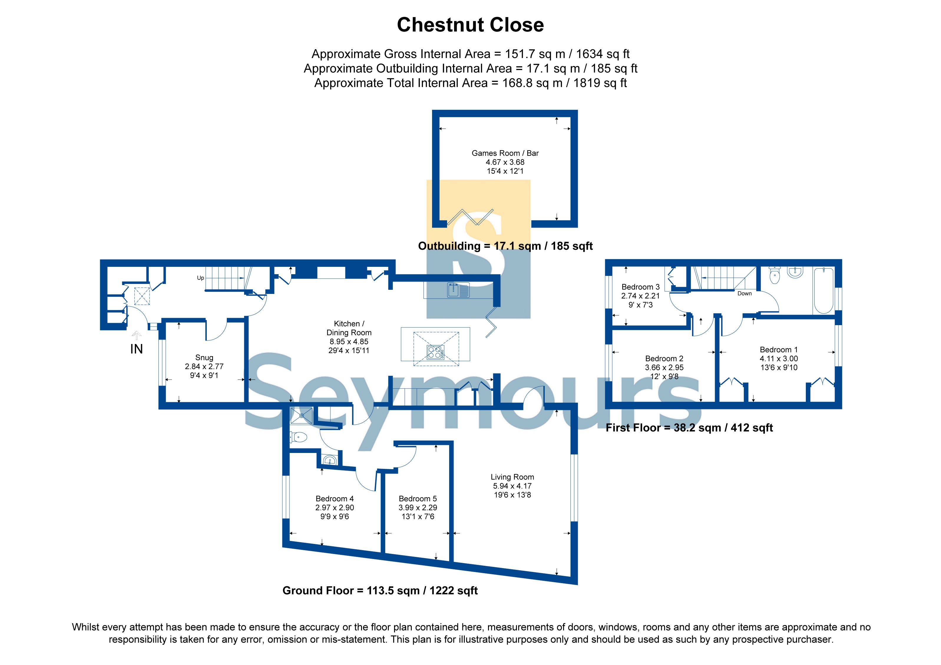 6, Chestnut Close, Camberley floorplan