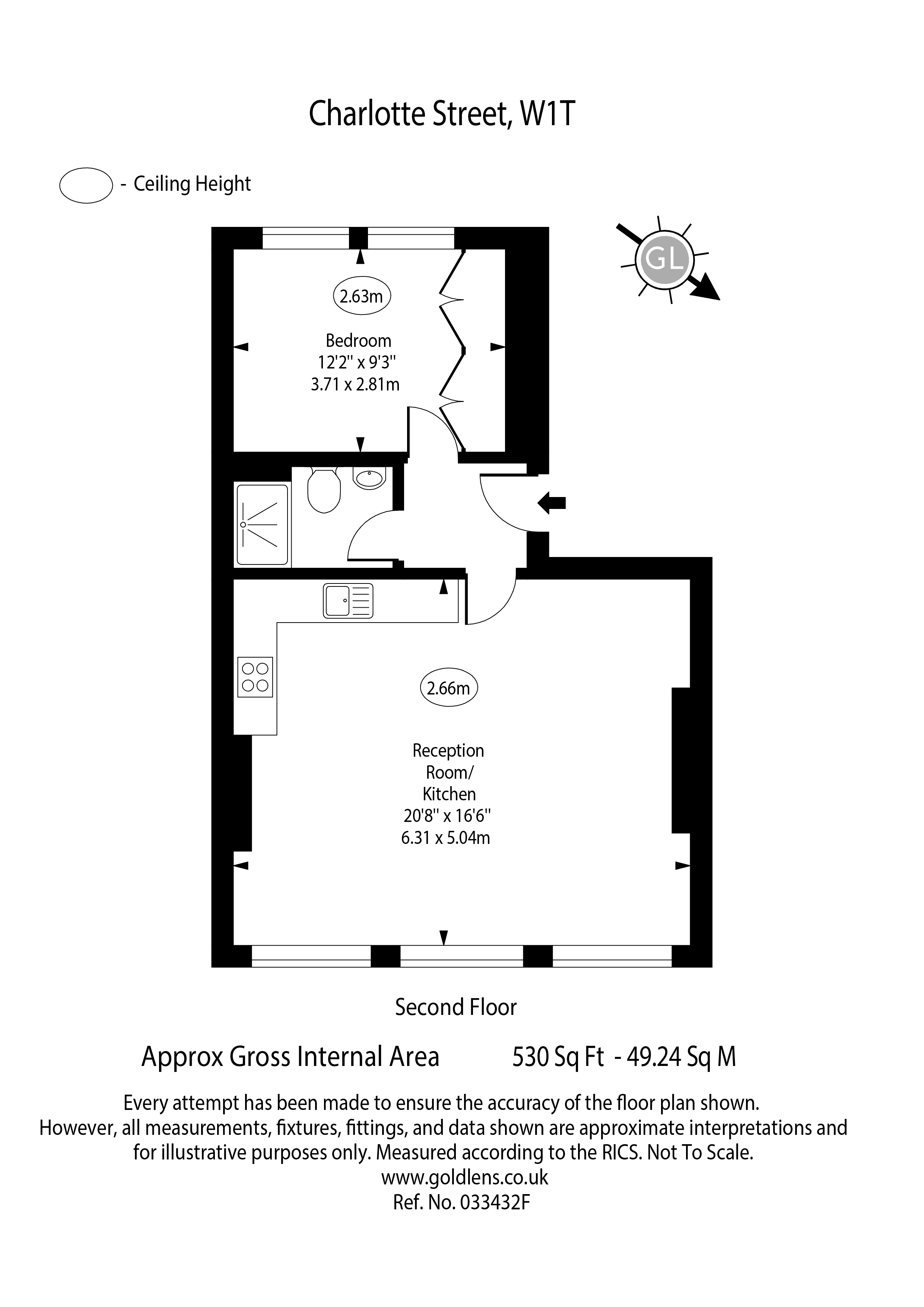Charlotte Street, London floorplan