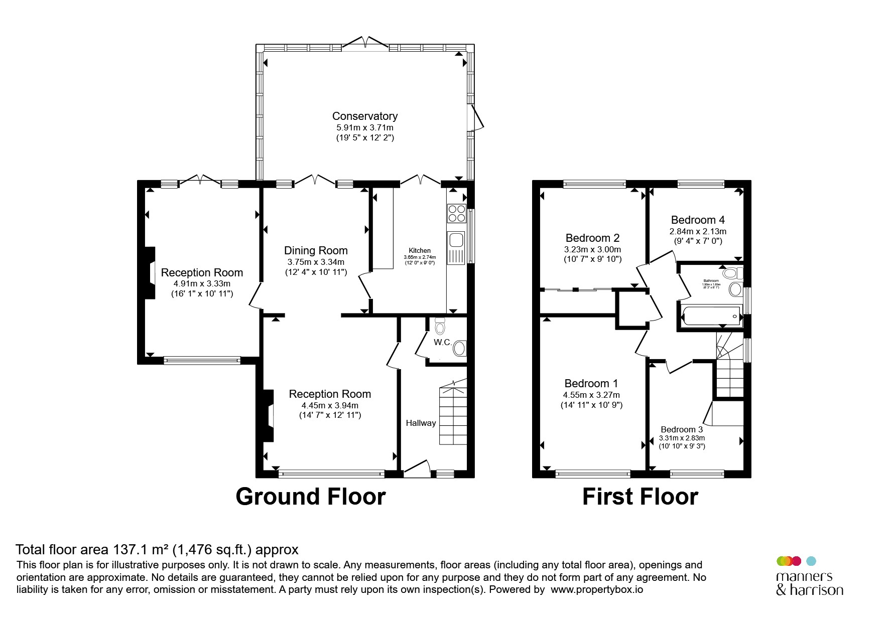 58, Campion Grove, Middlesbrough floorplan