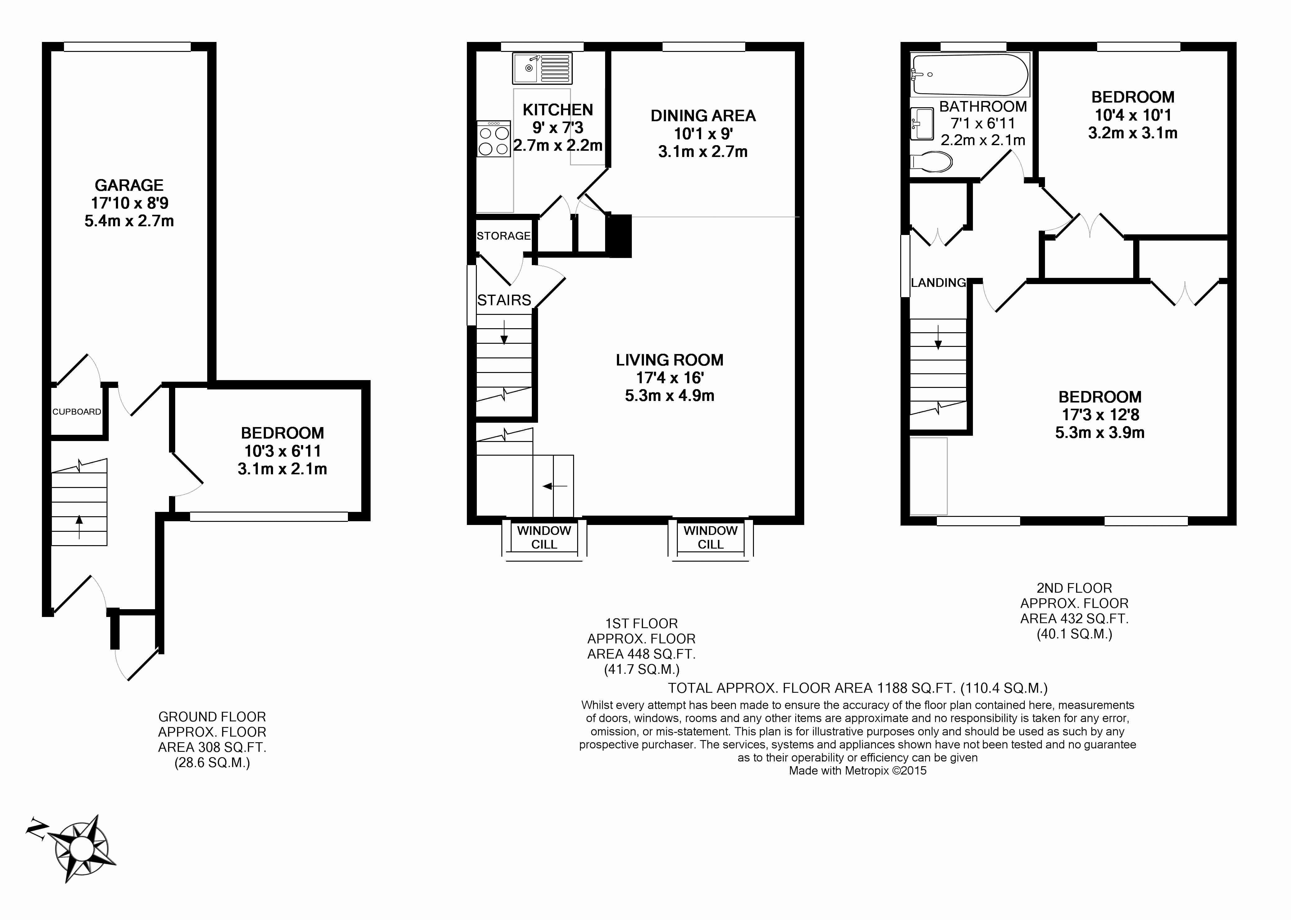 3 Bedrooms End terrace house to rent in Tulip Tree Close, Tonbridge TN9