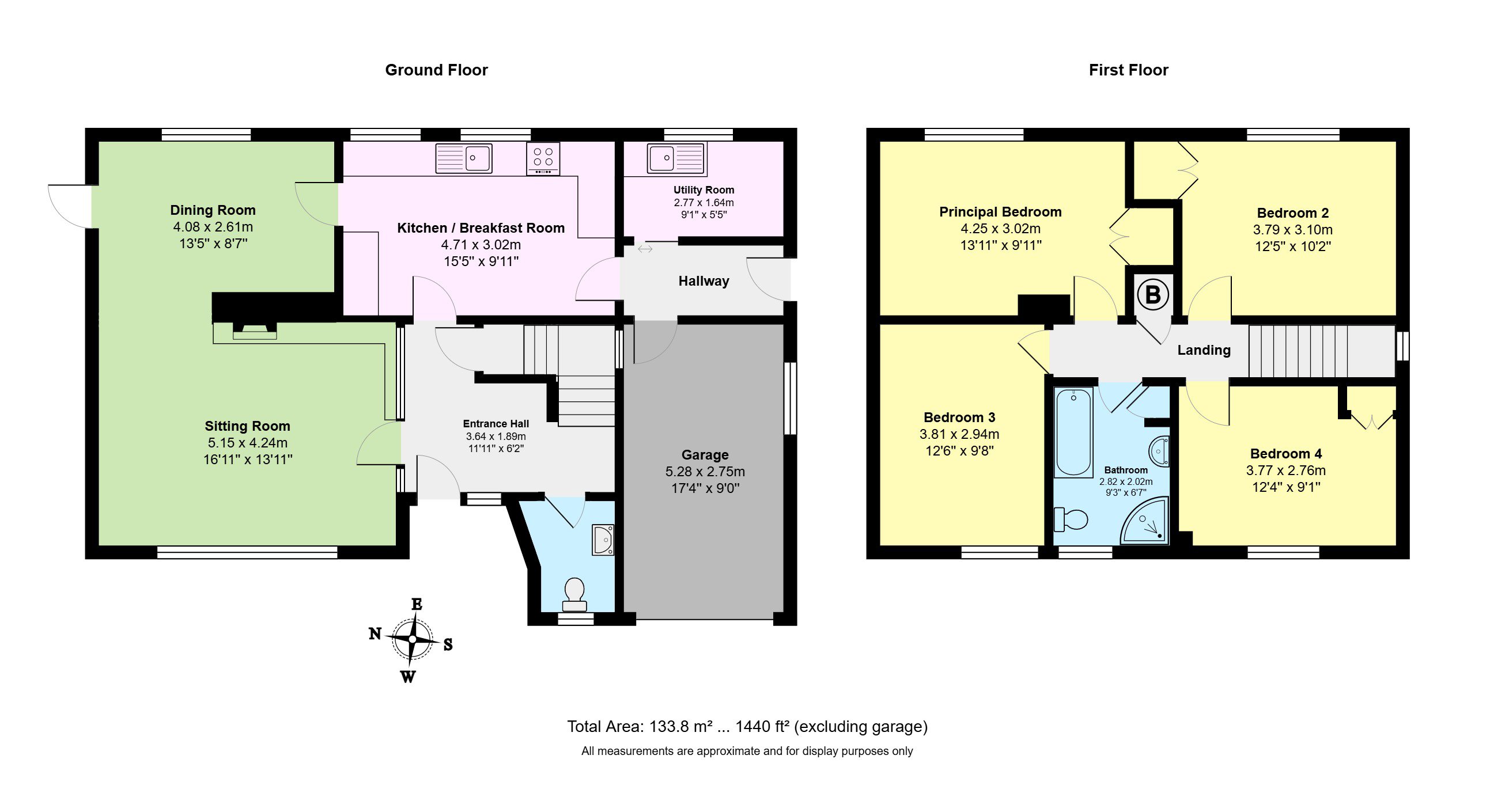 5, Huttles Green, Royston floorplan