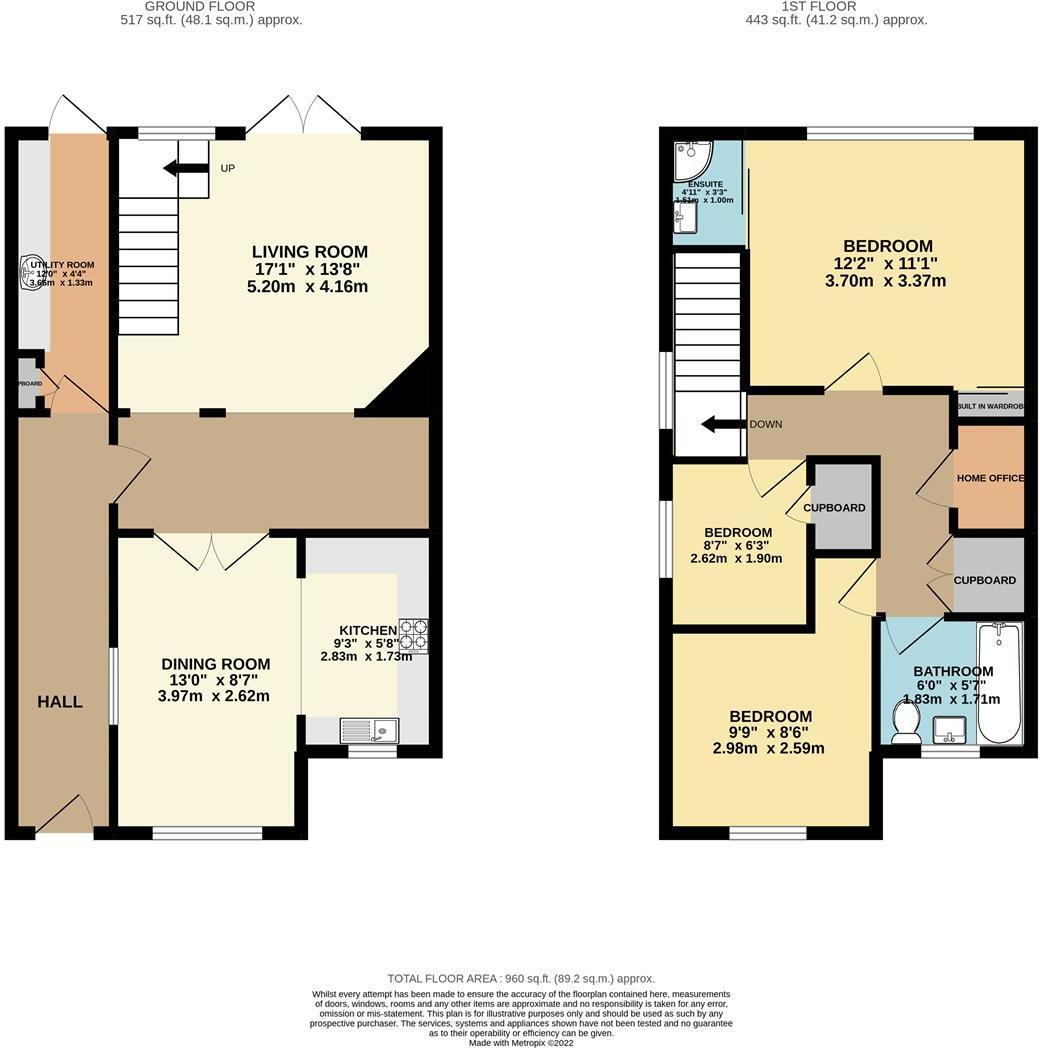 51a, Ross Road, London floorplan