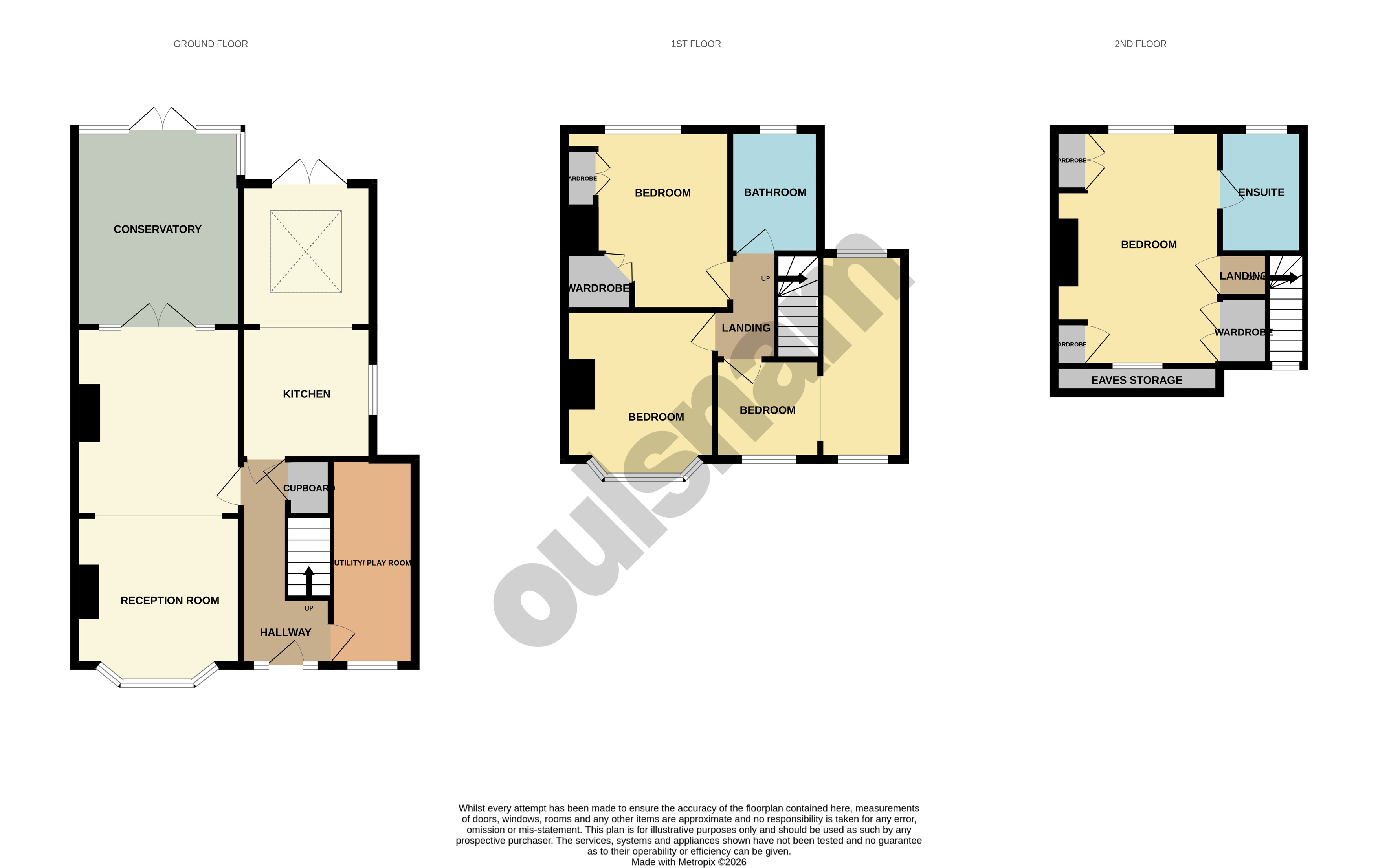 268, Brandwood Road, Birmingham floorplan