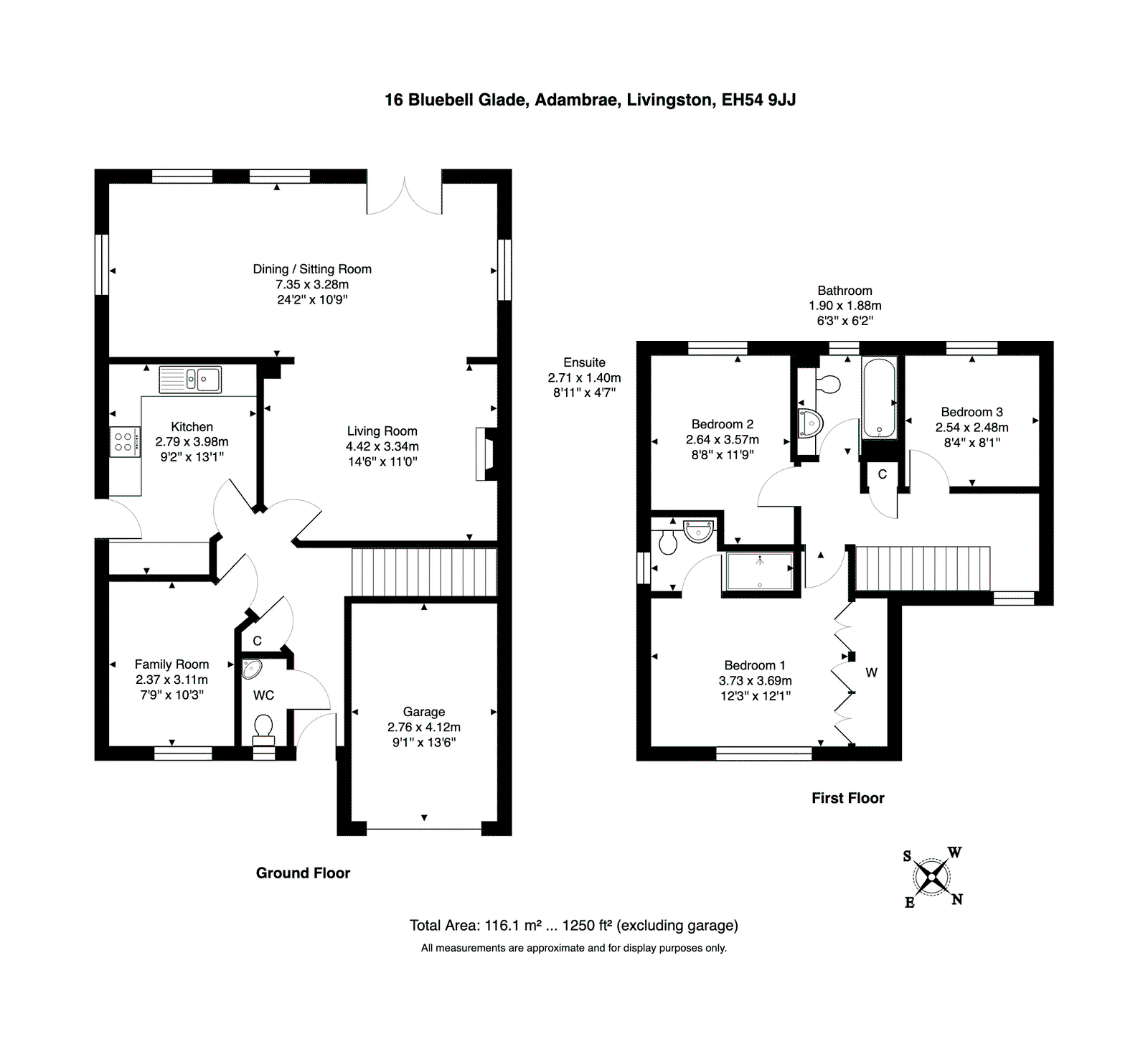 16, Bluebell Glade, Livingston floorplan