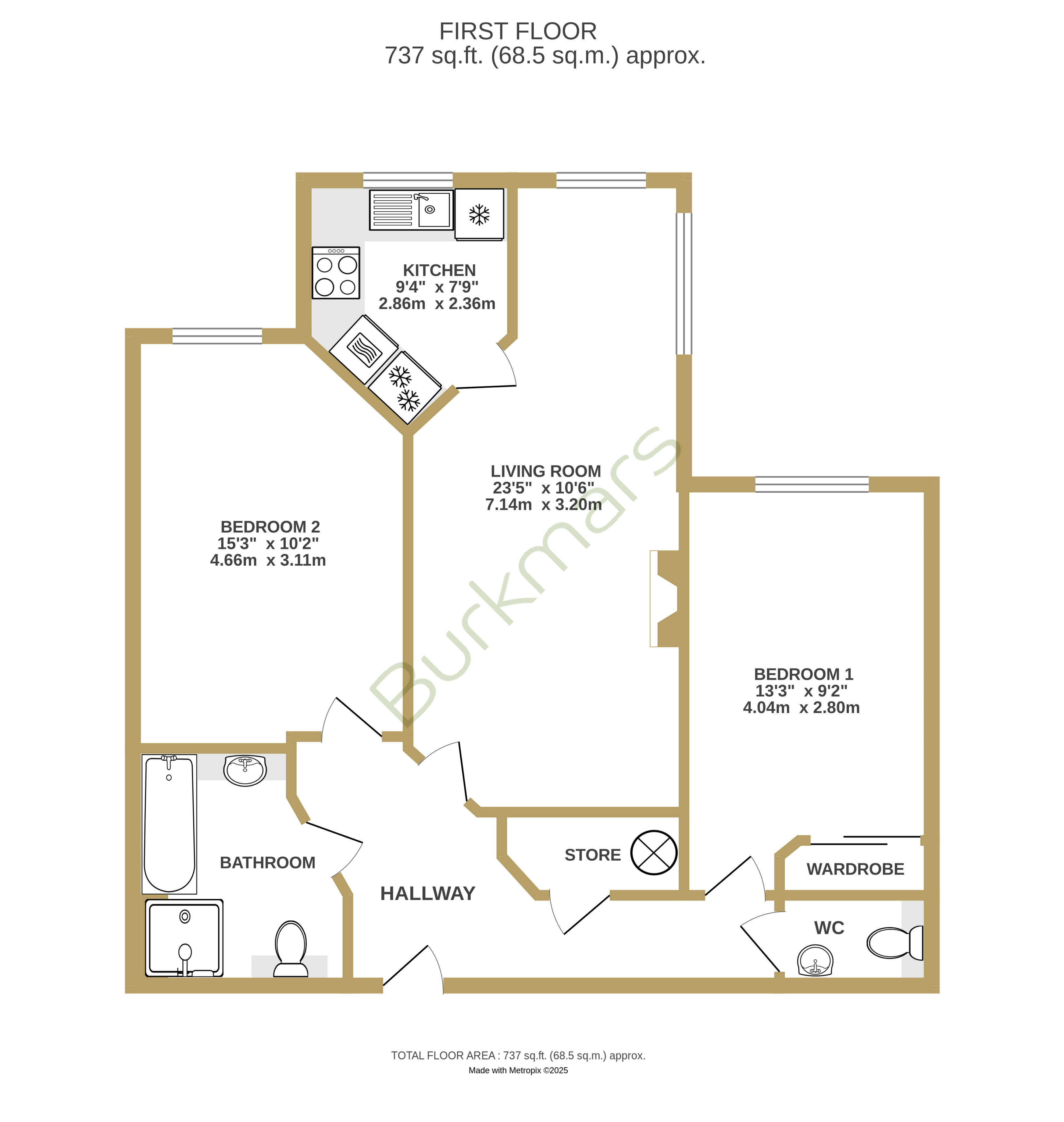 23 Farringford Court,, Avenue Road, Hampshire floorplan