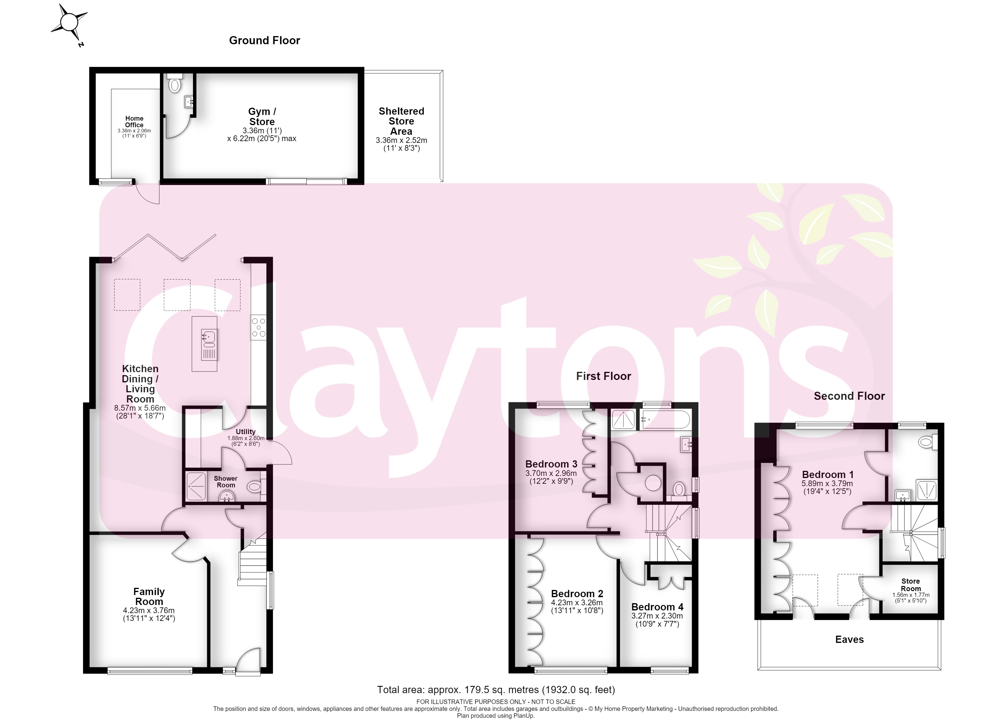 14, Holtsmere Close, Watford floorplan