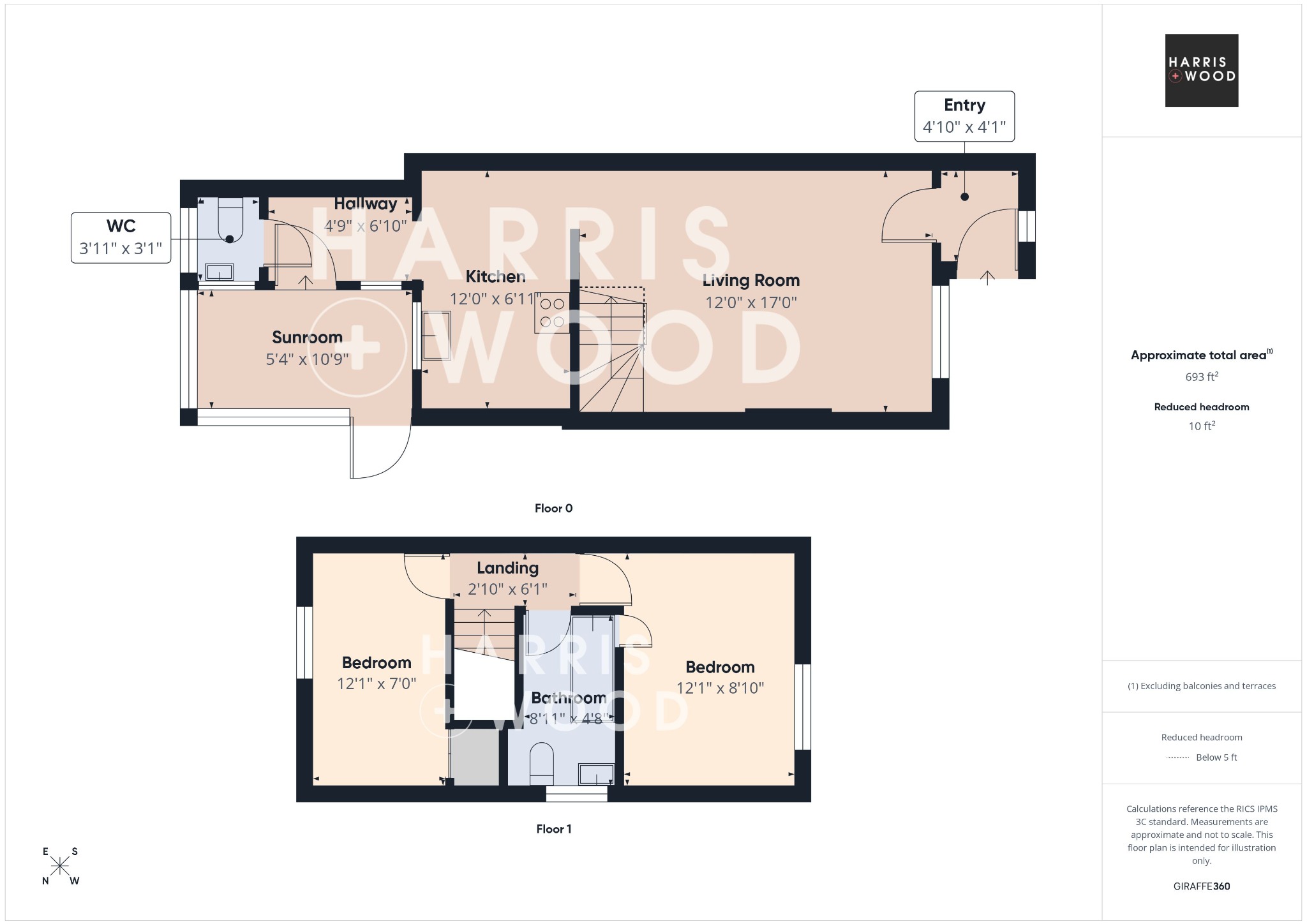 8 Furrow Close, Stanway, Essex floorplan