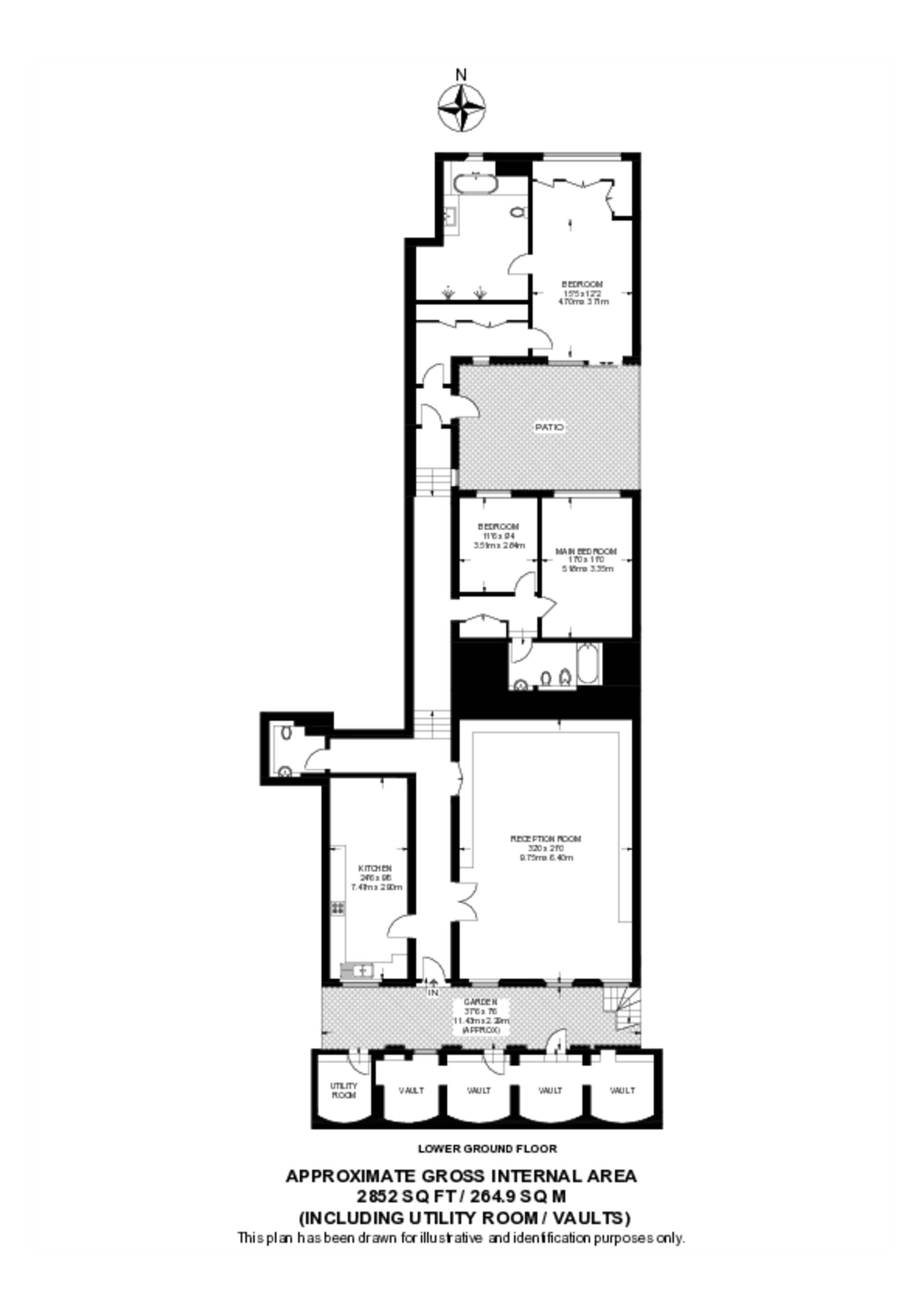Lancaster Gate, Lancaster Gate floorplan
