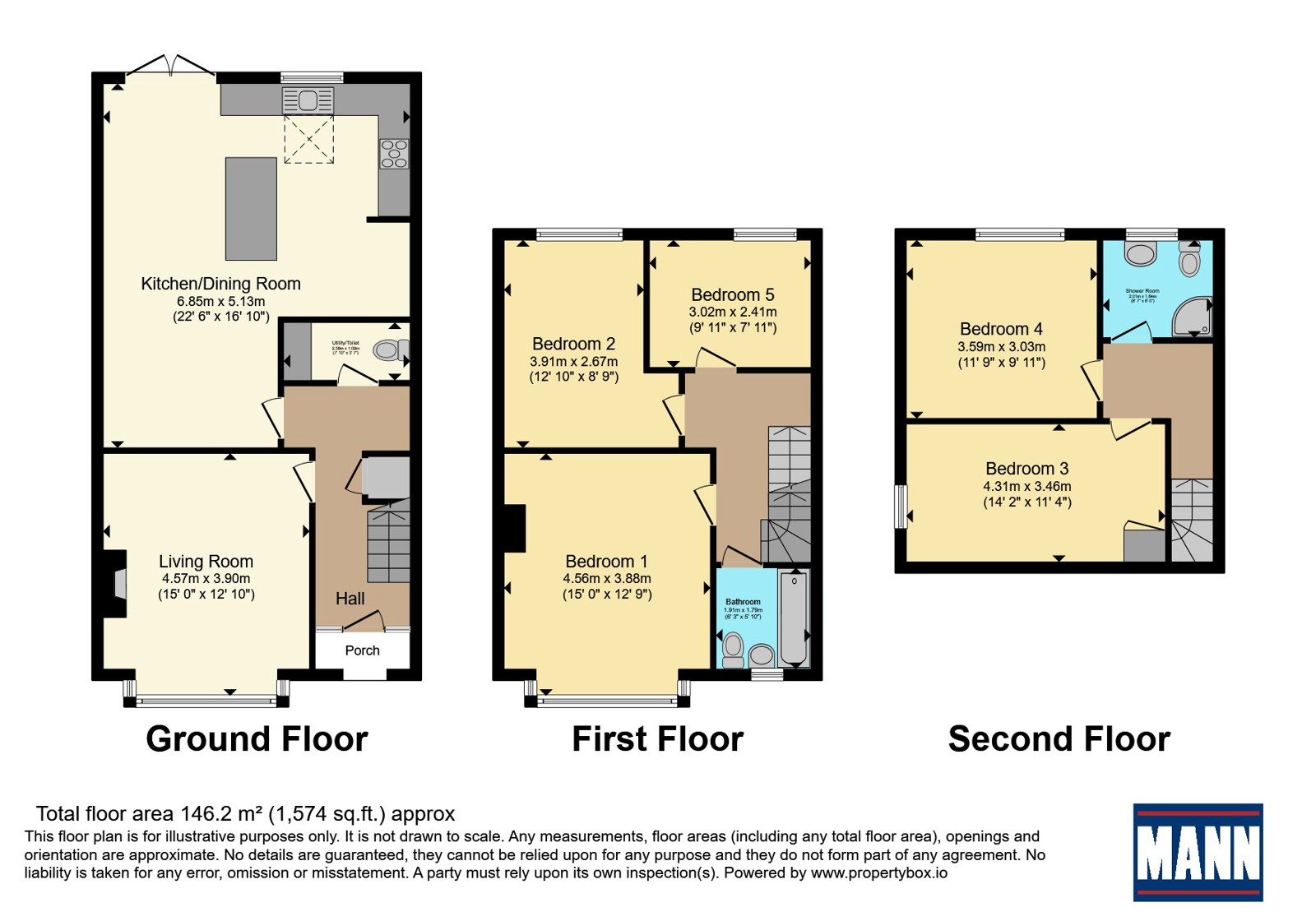 22, Myrtle Grove, Hampshire floorplan