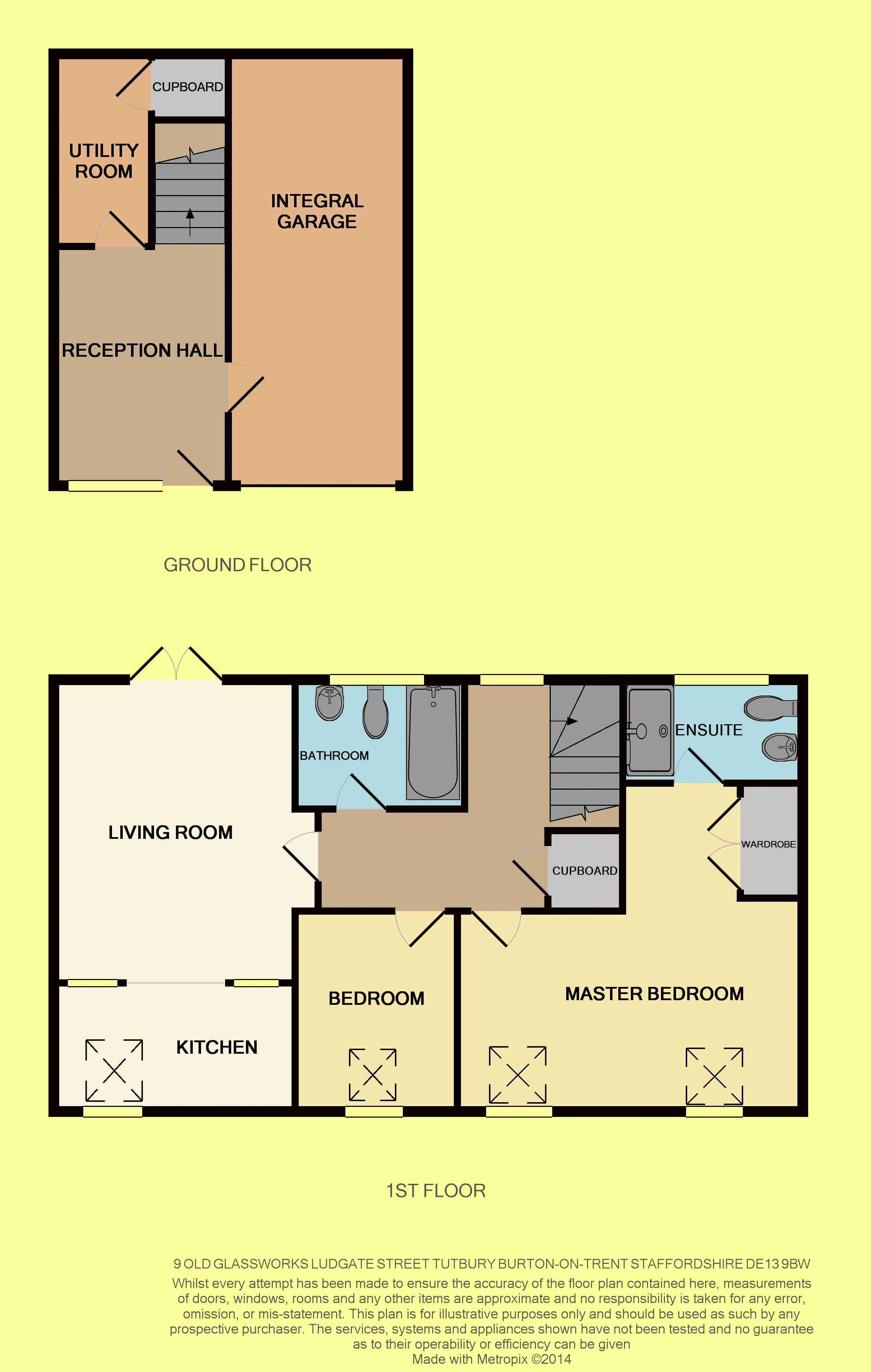 2 Bedrooms  to rent in Ludgate Street, Tutbury, Burton-On-Trent DE13