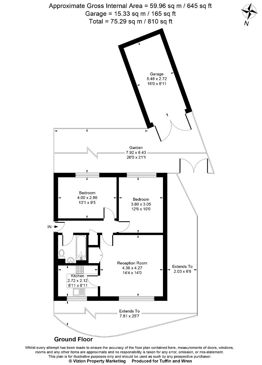 104e, Shakespeare Road, London floorplan