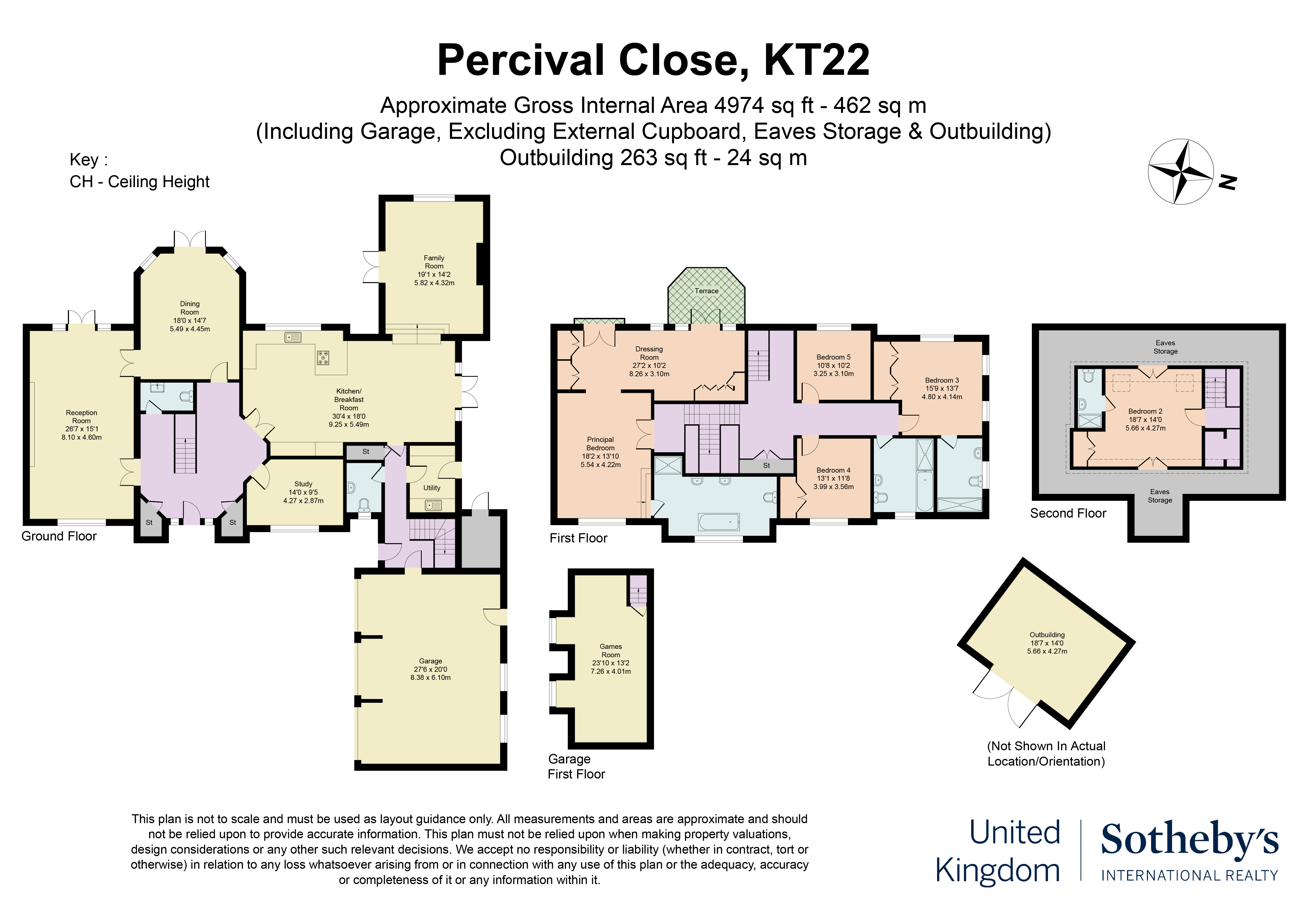 Percival, Percival Close, Oxshott floorplan