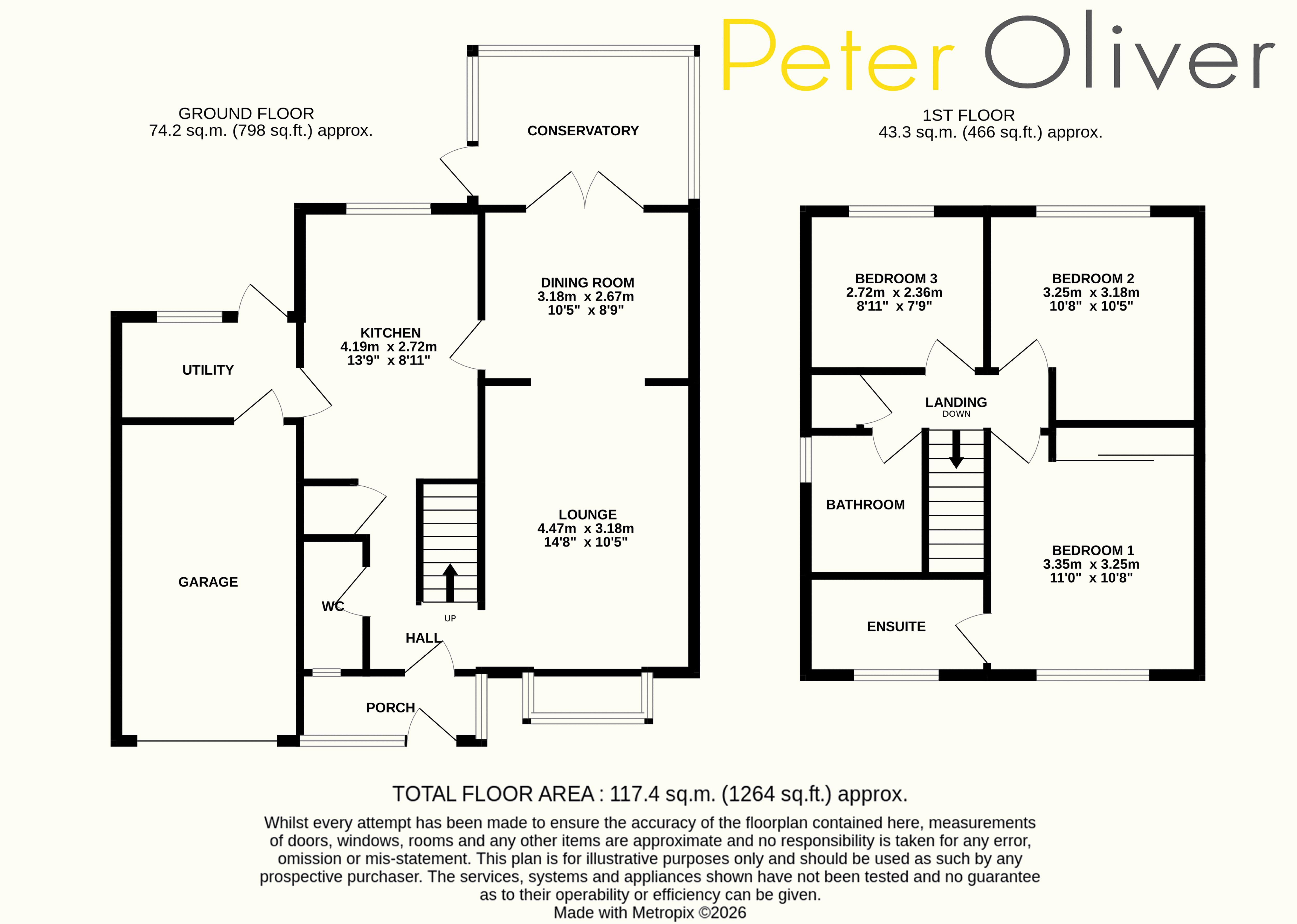 Roman Way, Uckfield floorplan
