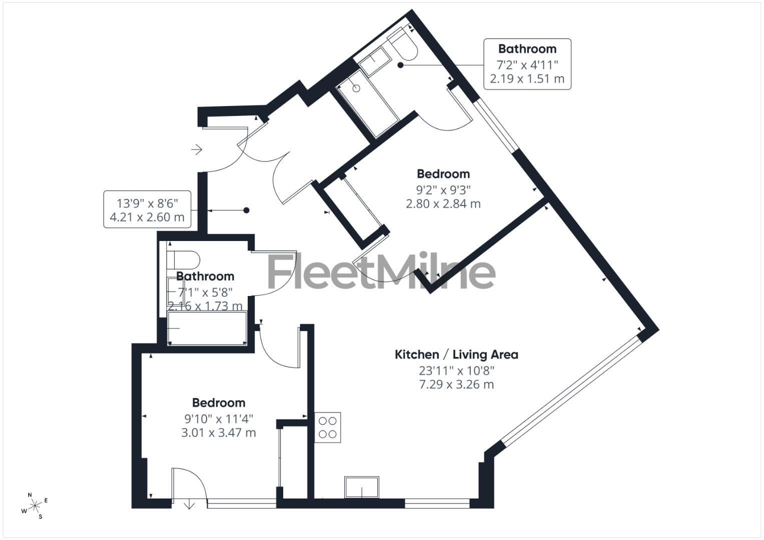 4 Blucher Street, Birmingham floorplan