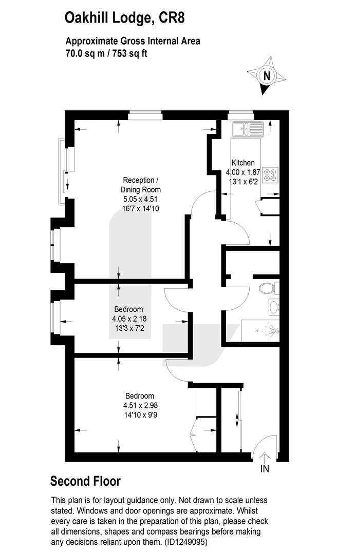 19 Oakhill Lodge, Reedham Drive, Purley floorplan