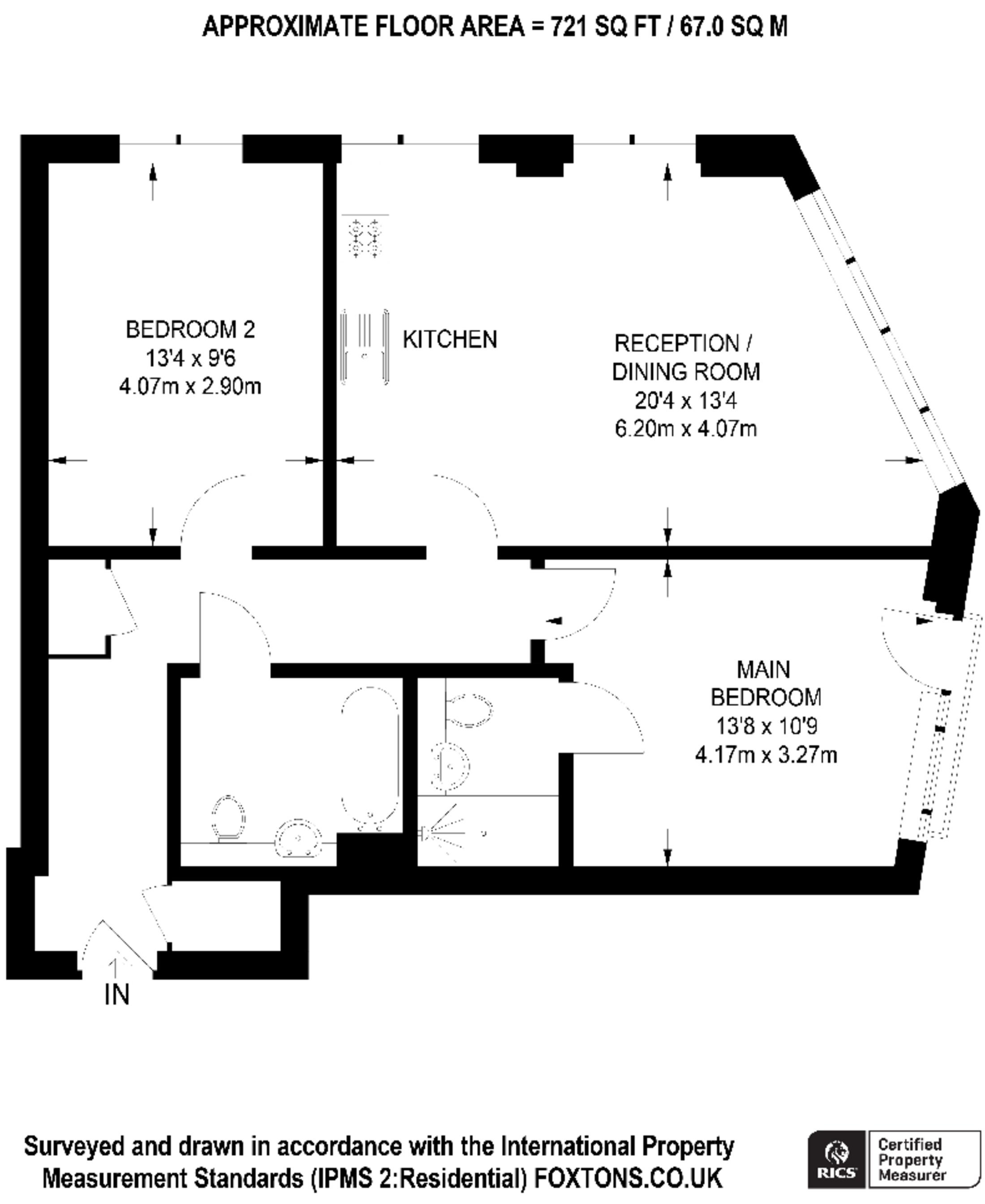 Edgemere House, E14, Limehouse floorplan