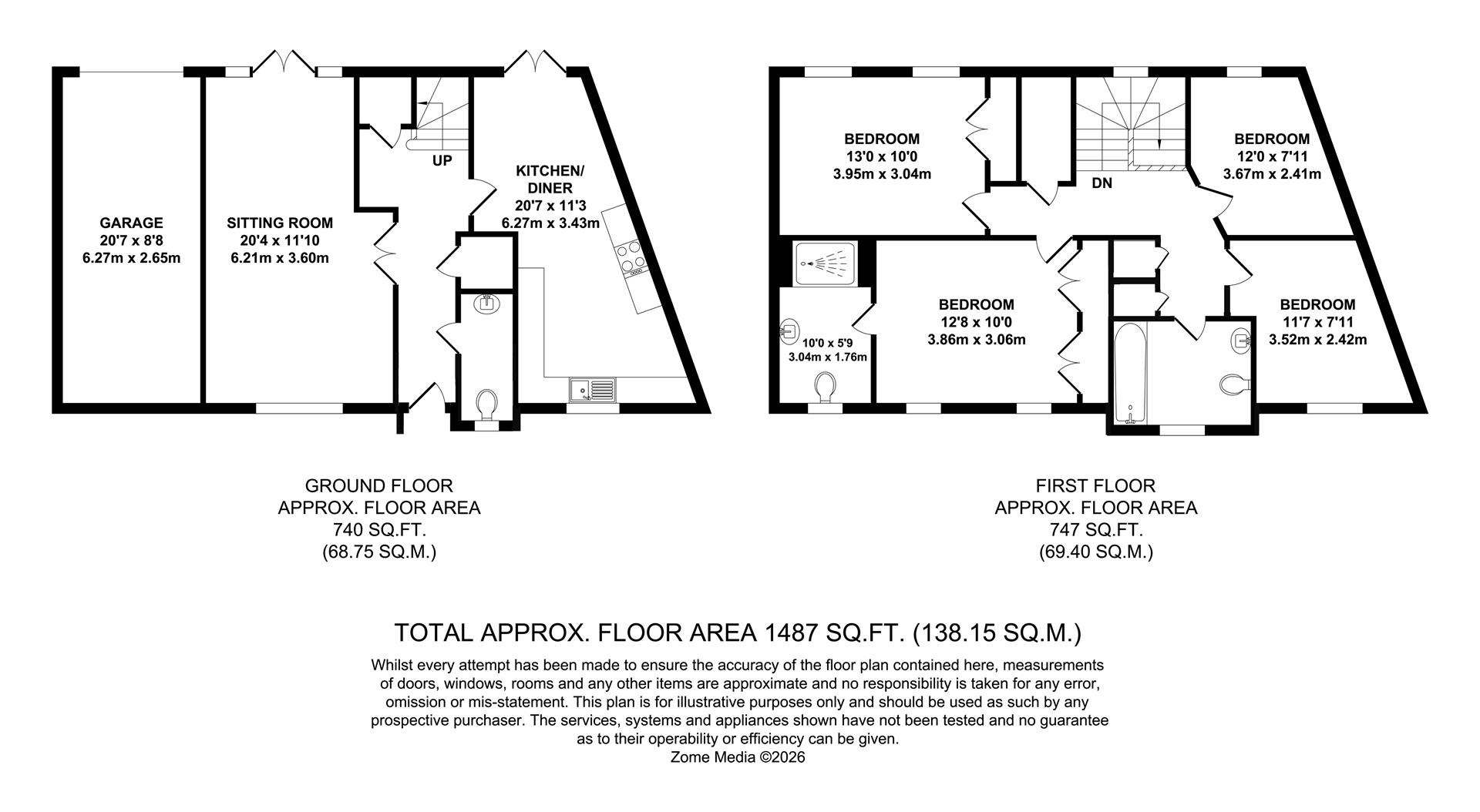 11, Clearheart Lane, West Malling floorplan