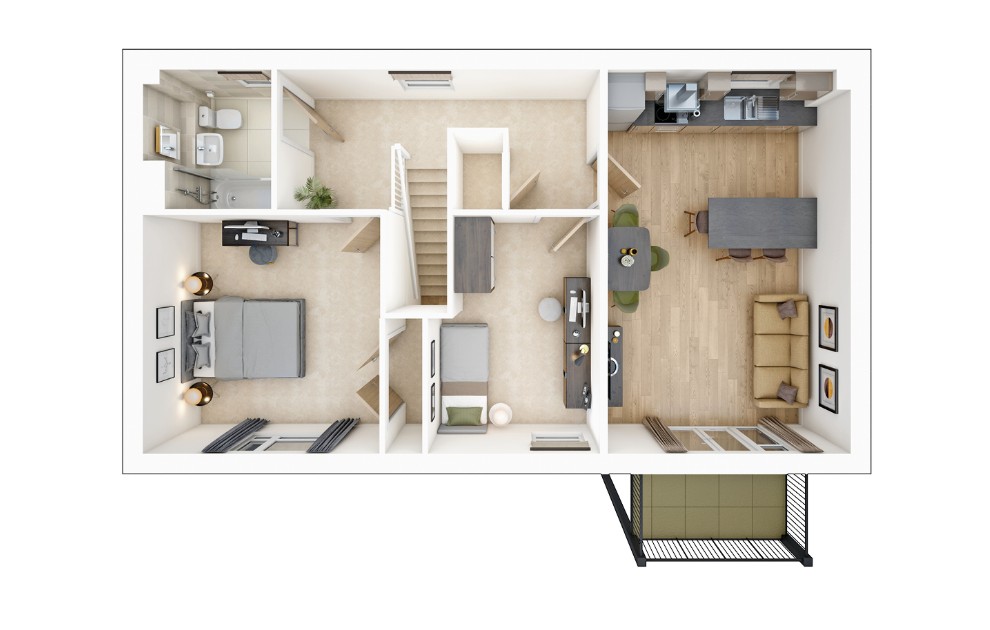 Plot 42 The Tildale,, Brunswick Road, Camberley floorplan