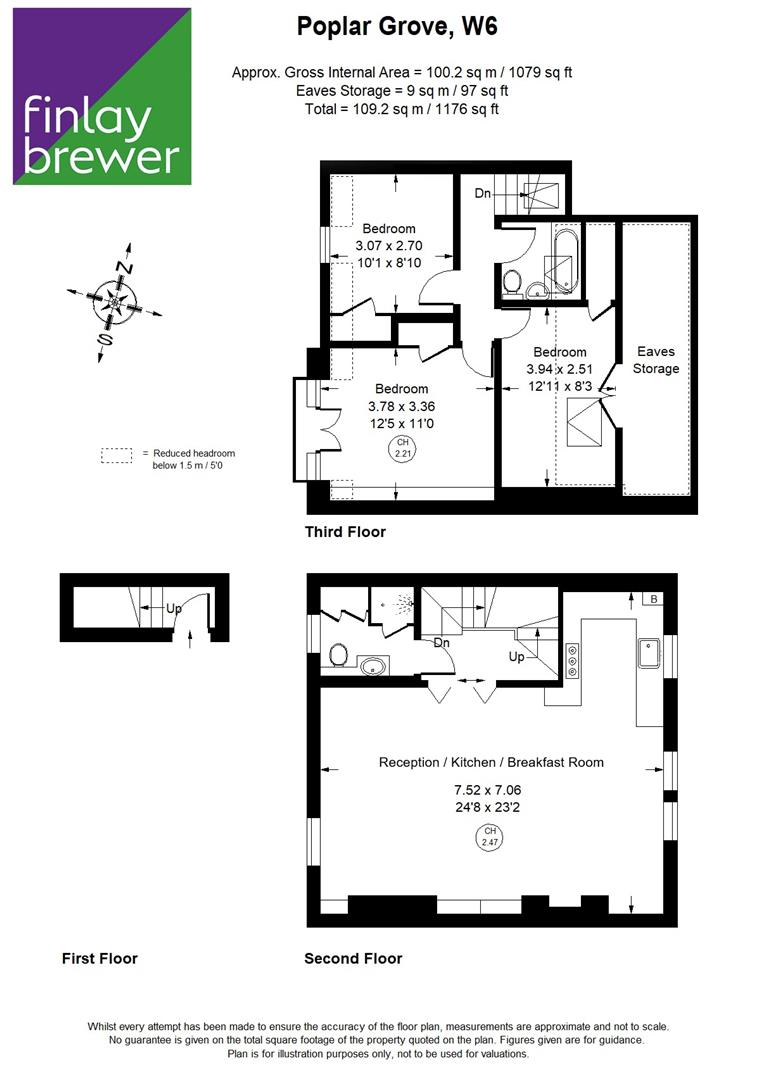 8c, Poplar Grove, London floorplan