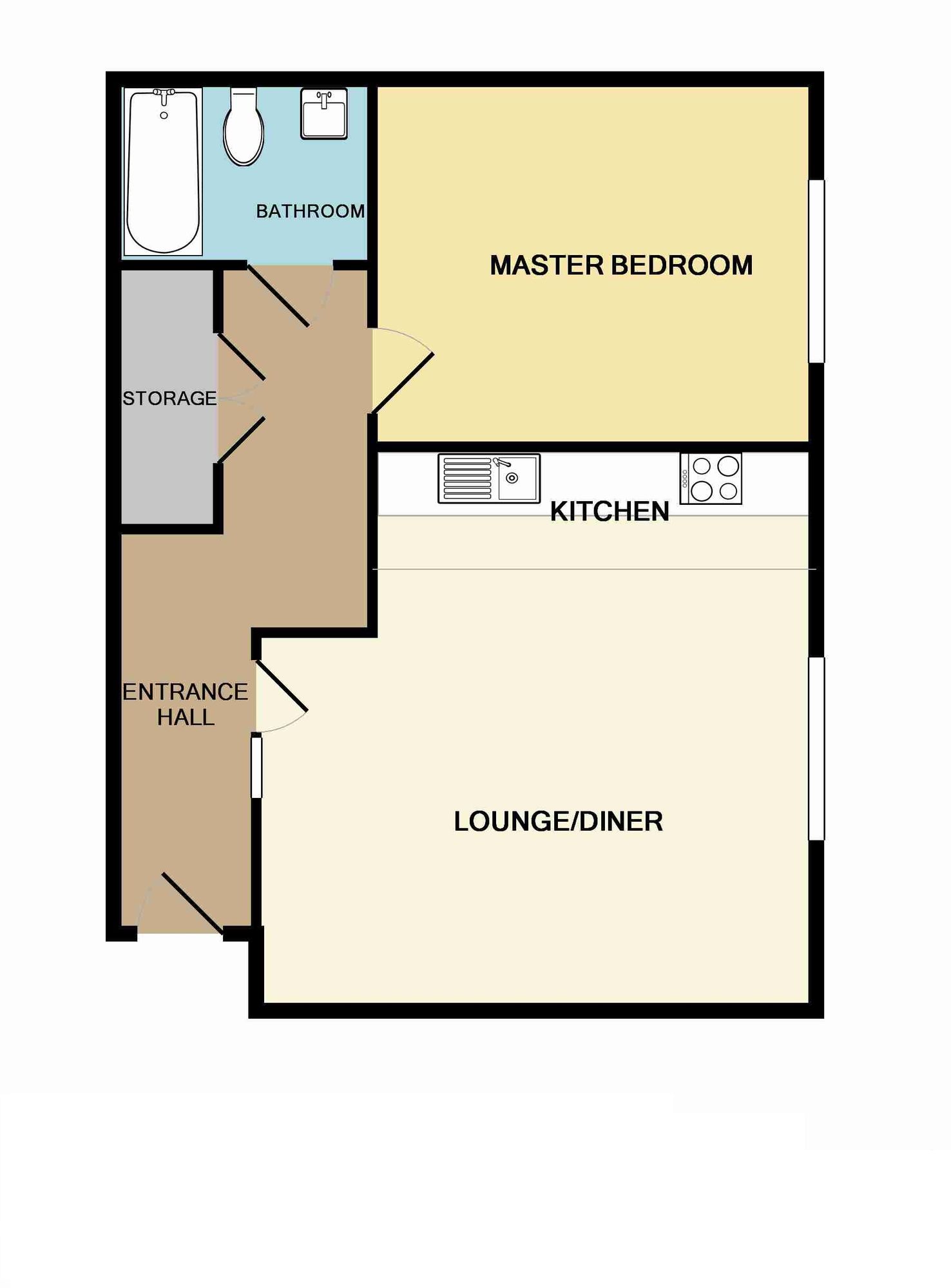 1 Bedrooms Flat for sale in William Jessop Way, Liverpool L3