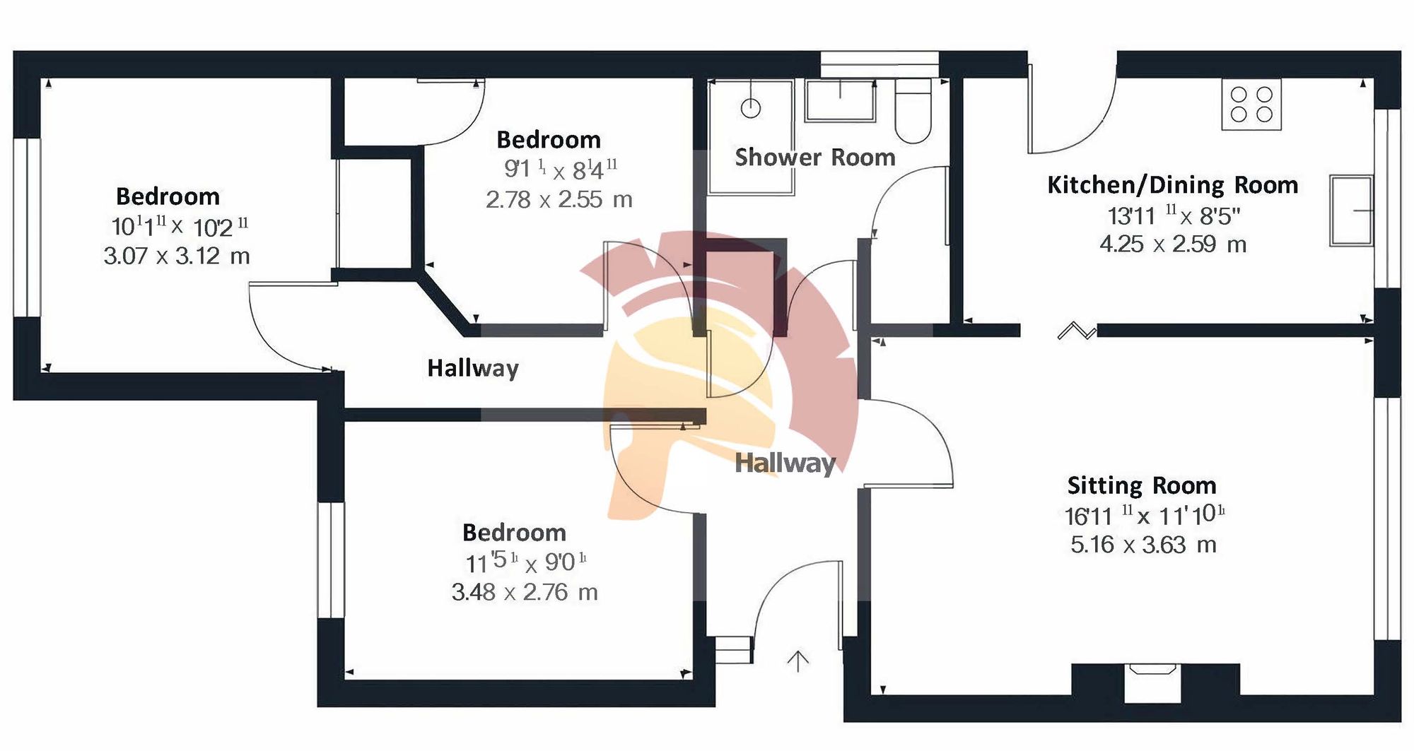 27 Simons Walk, Towcester floorplan
