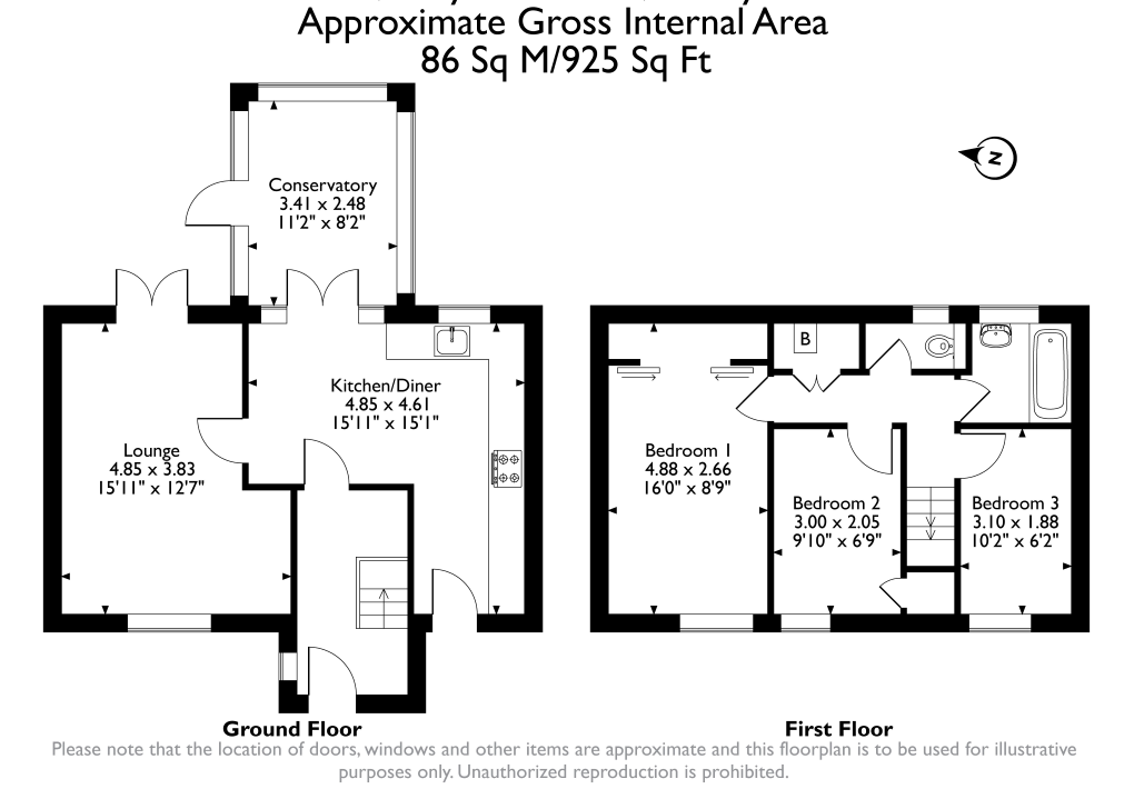 5, Colyers Avenue, Corby floorplan