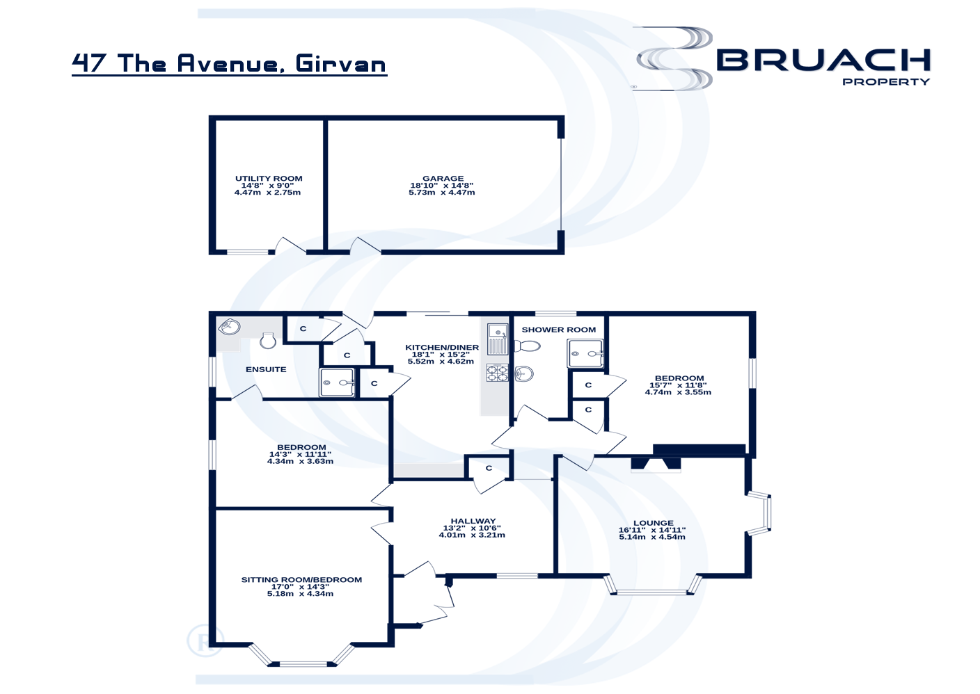 47, The Avenue, Girvan floorplan