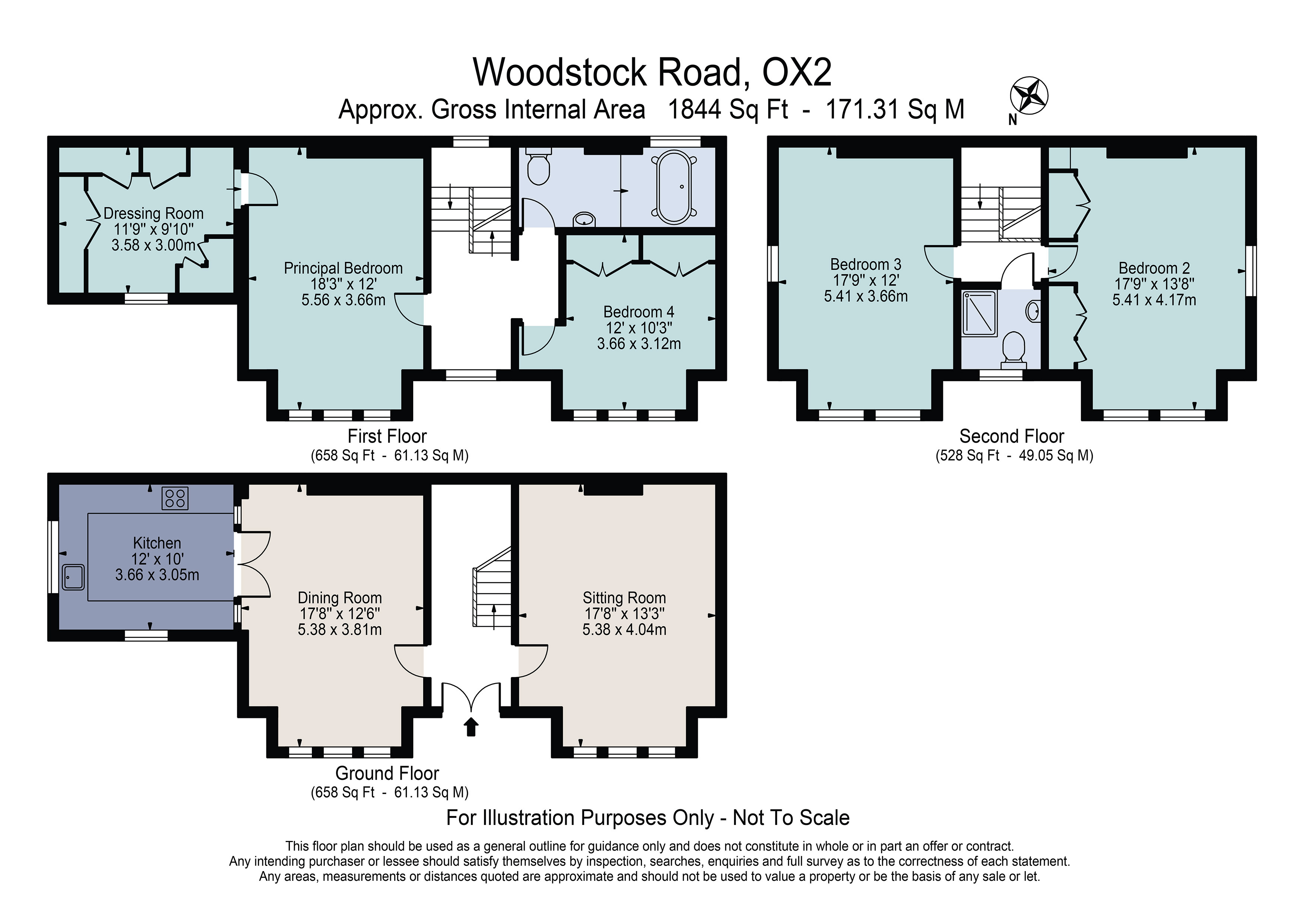 81, Woodstock Road, Oxfordshire floorplan