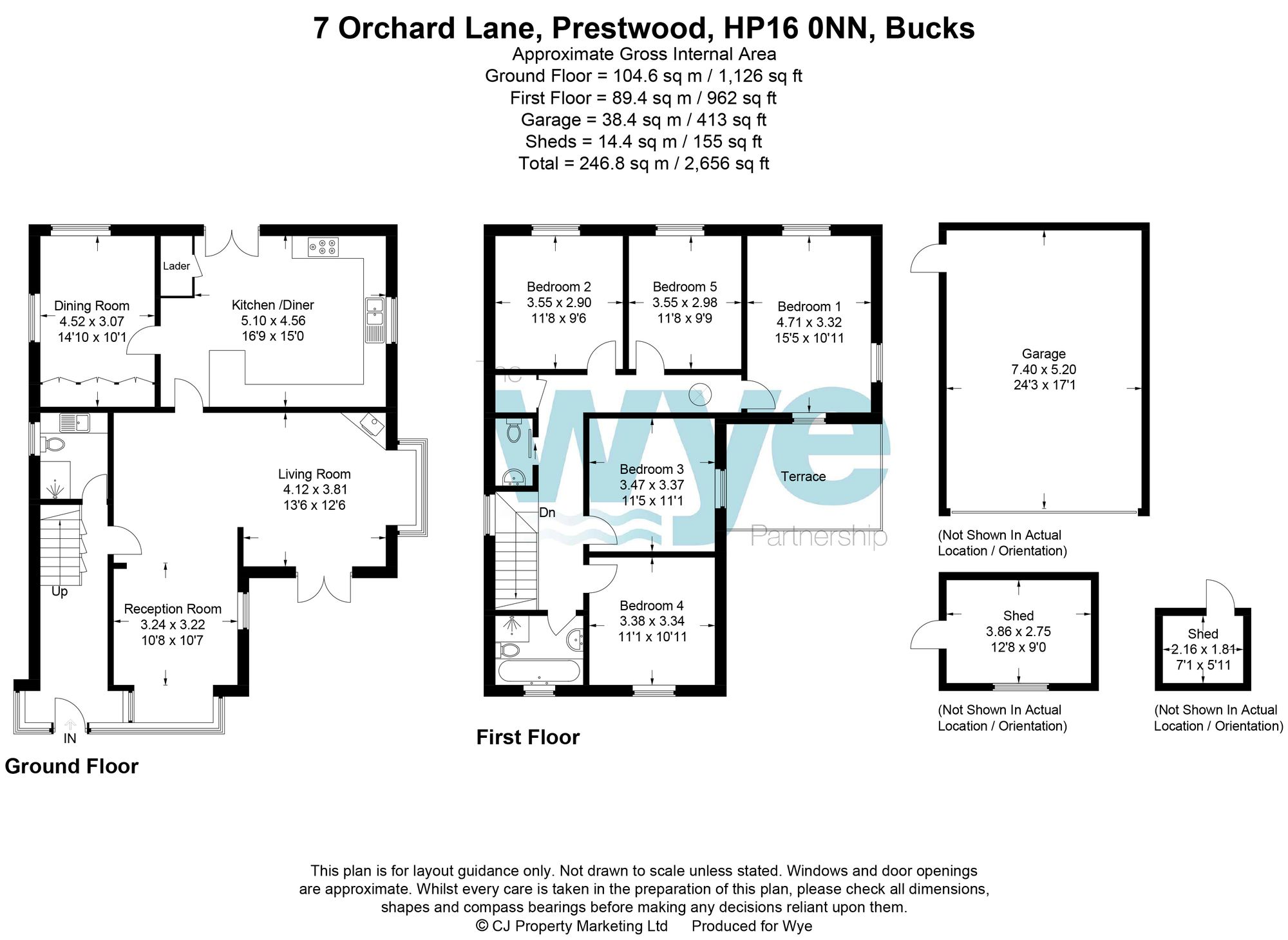 7 Orchard Lane, Great Missenden floorplan