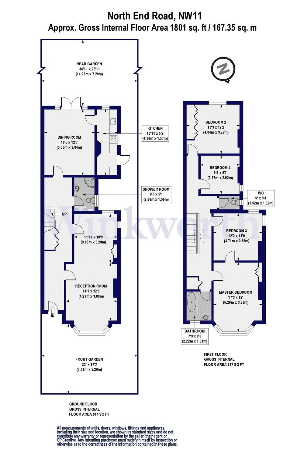 4 Bedrooms Semi-detached house to rent in North End Road, London NW11