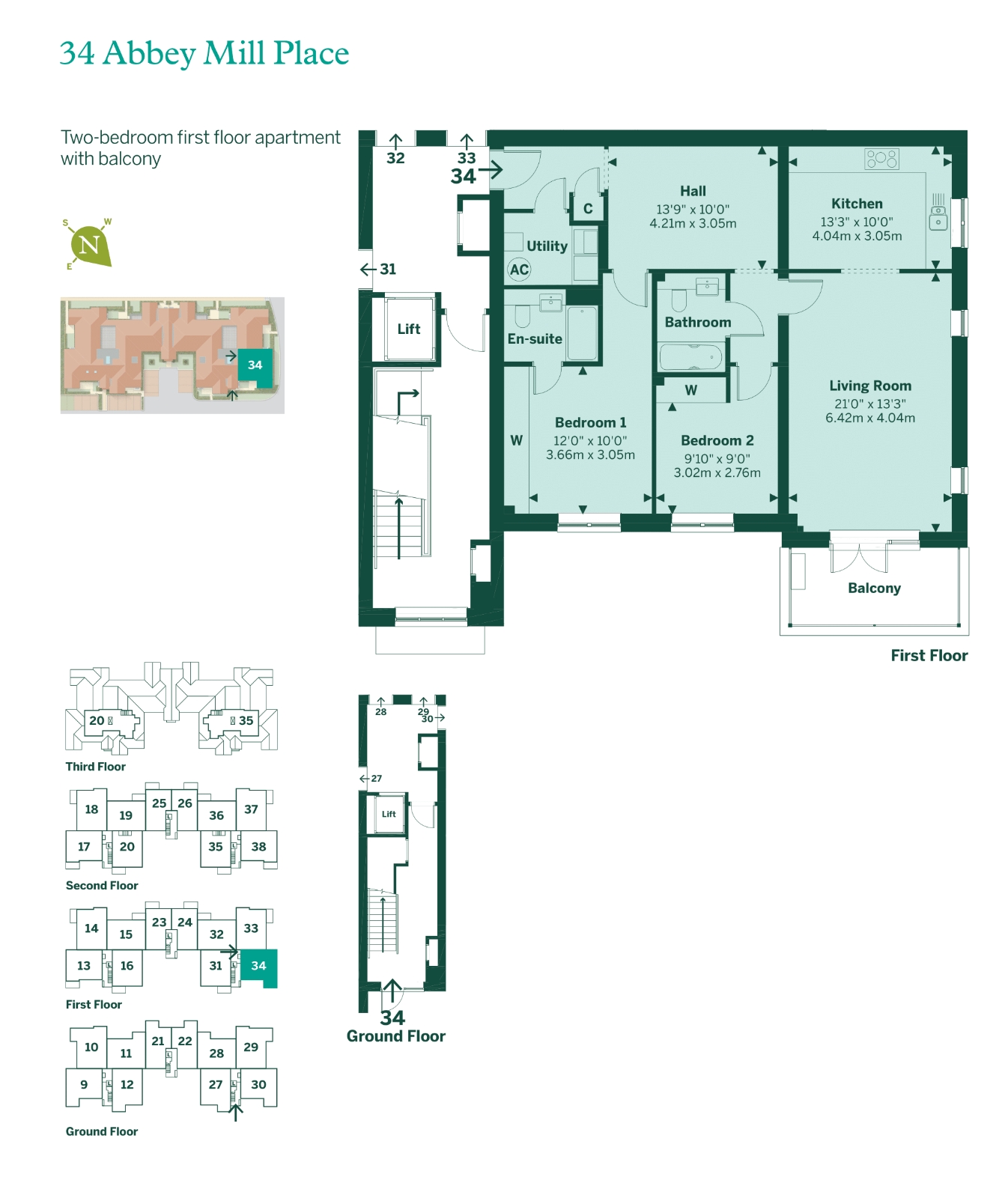 Plot 34,, Dukes House, Station Road floorplan