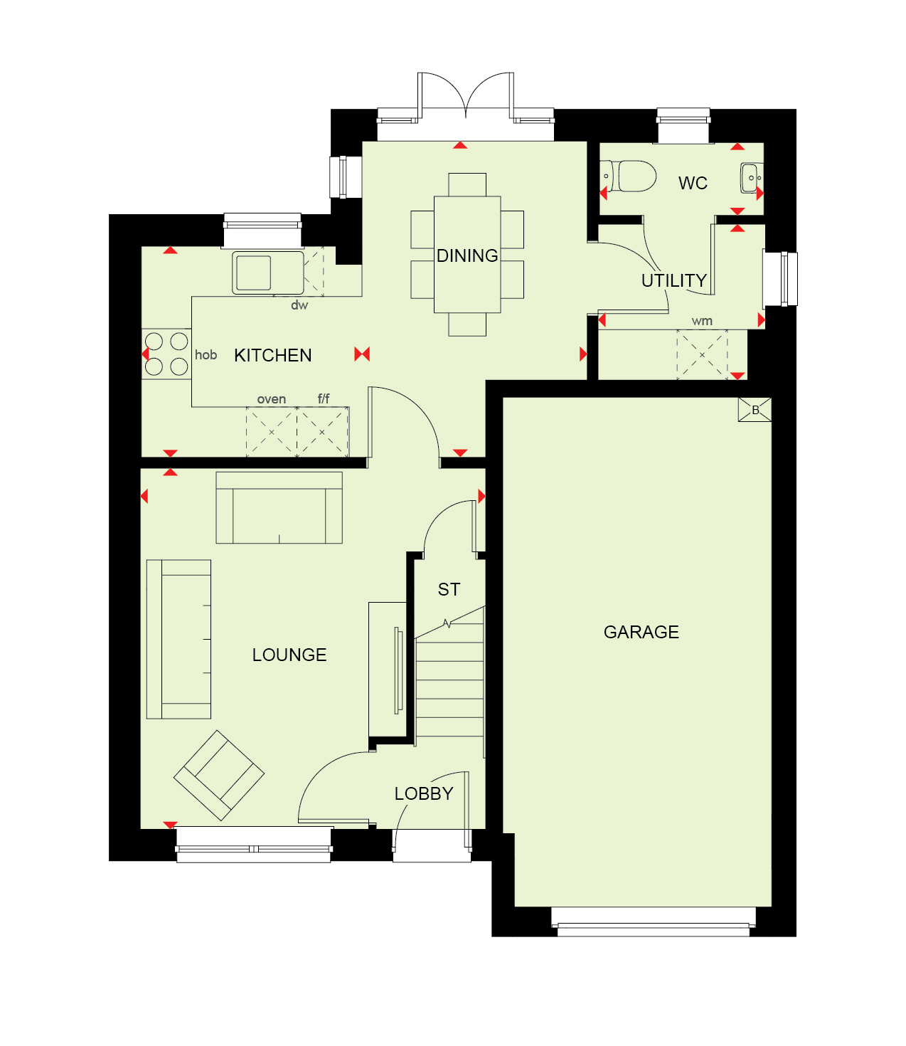 HA61739, Rhodfa'r Hen Chwarel, Llanwern, Newport floorplan