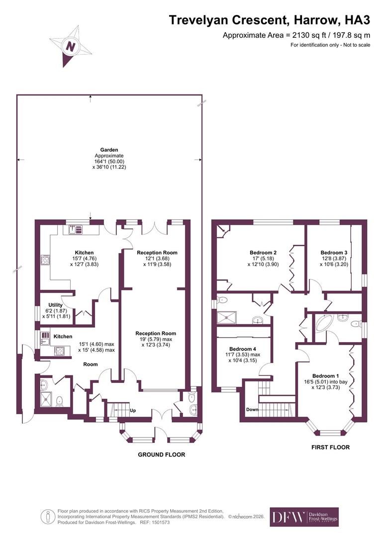 1, Trevelyan Crescent, Harrow floorplan