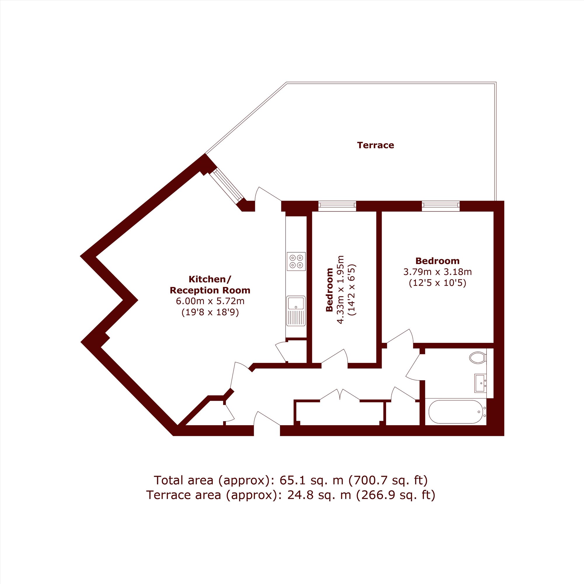 100, Seren Park Gardens, London floorplan