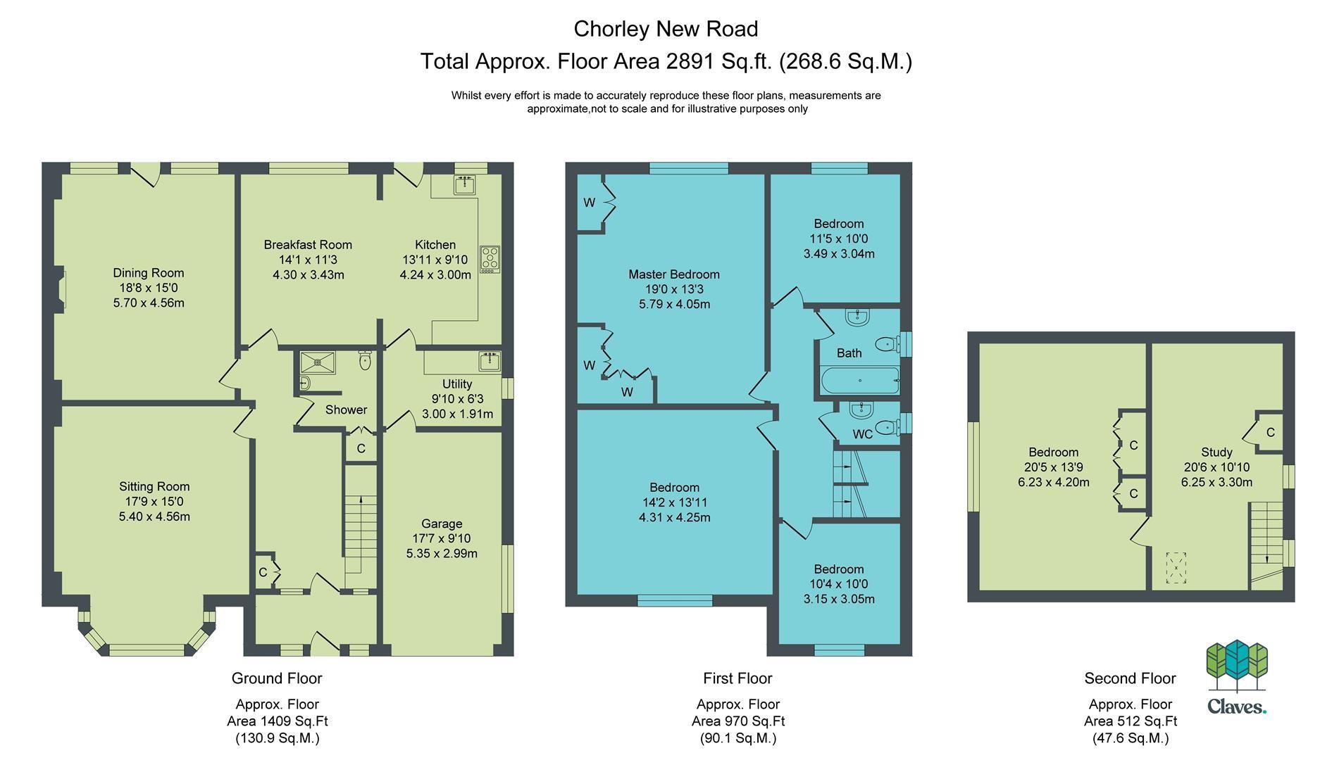 265, Chorley New Road, Bolton floorplan