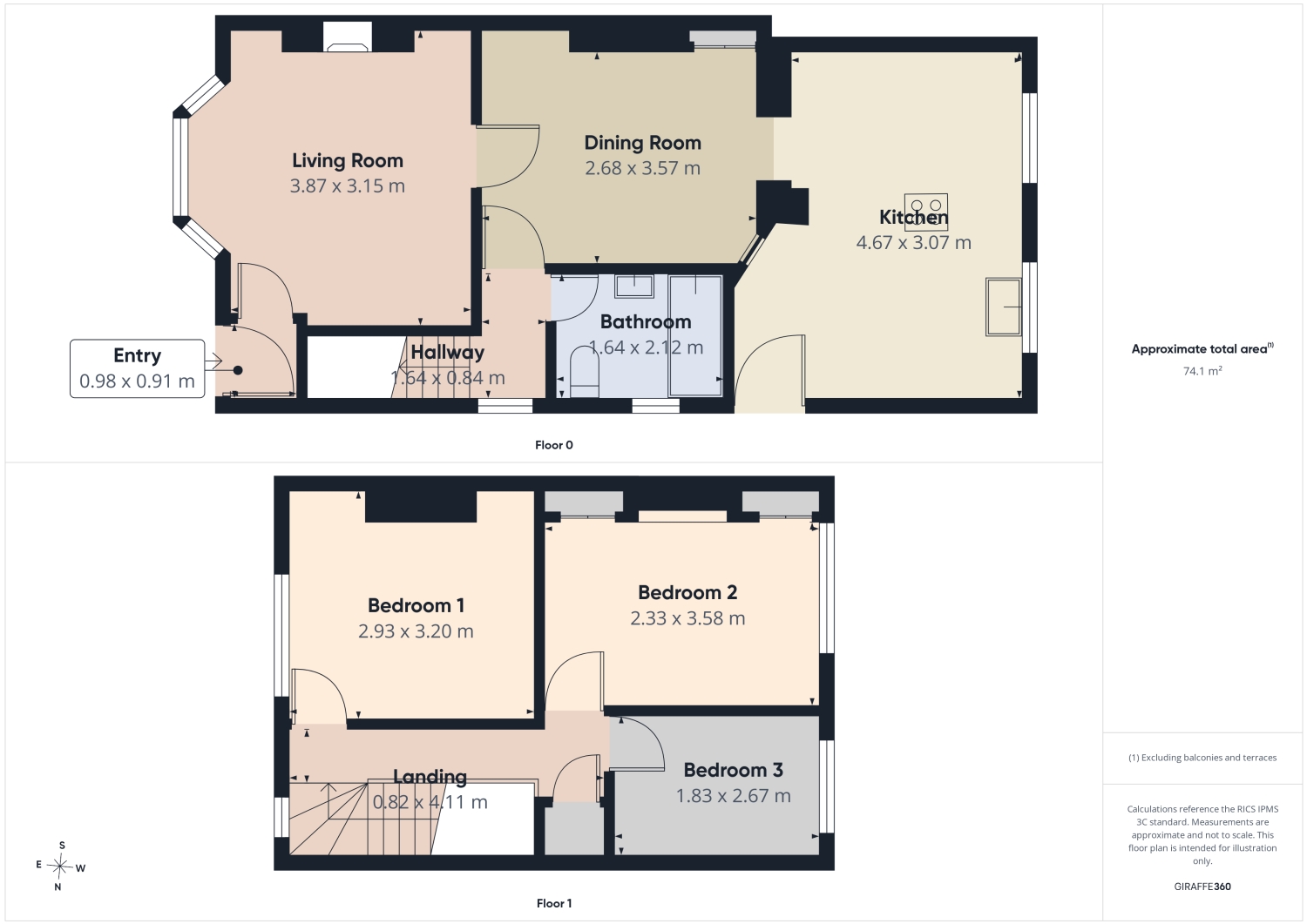 10, Myrtle Avenue, Nottingham floorplan