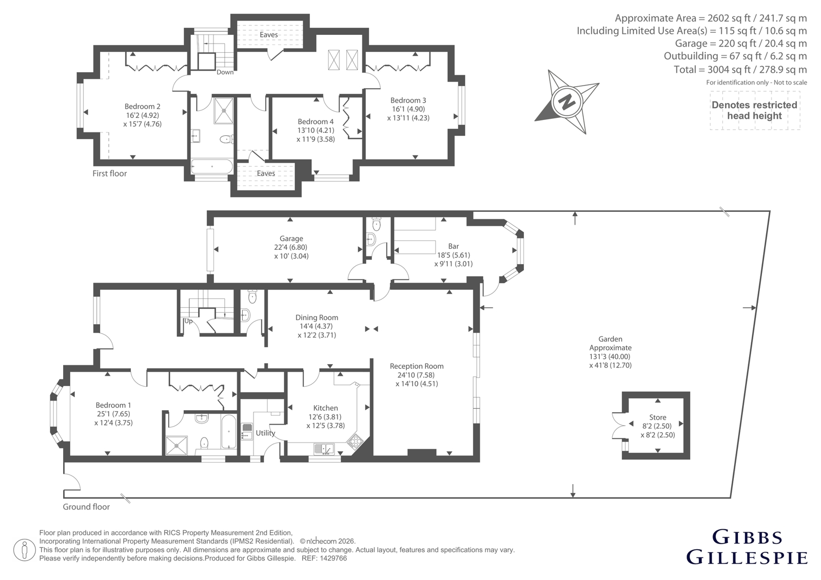 10, Lime Walk, Uxbridge floorplan
