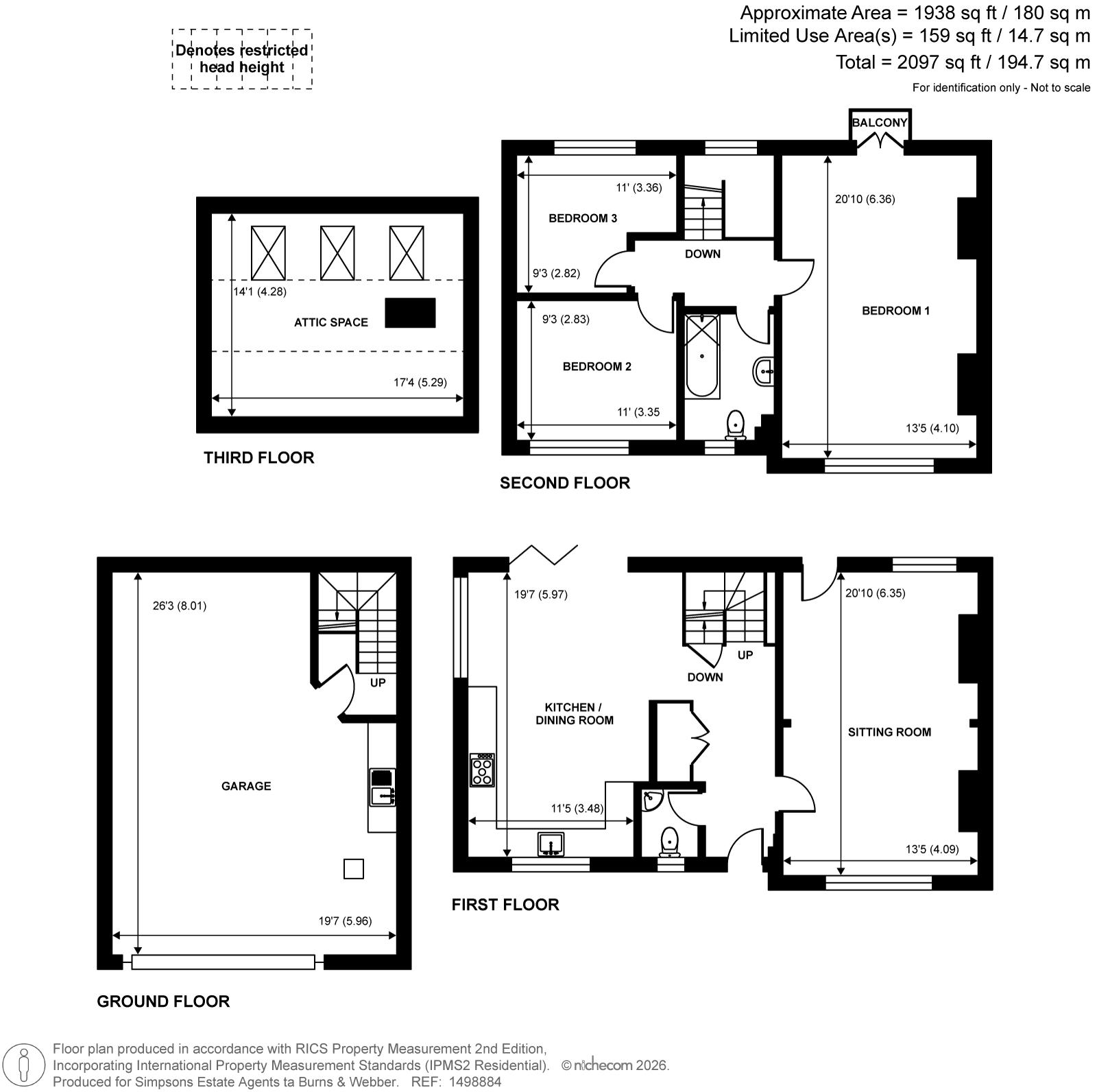 Steephanger,, Jumps Road, Farnham floorplan