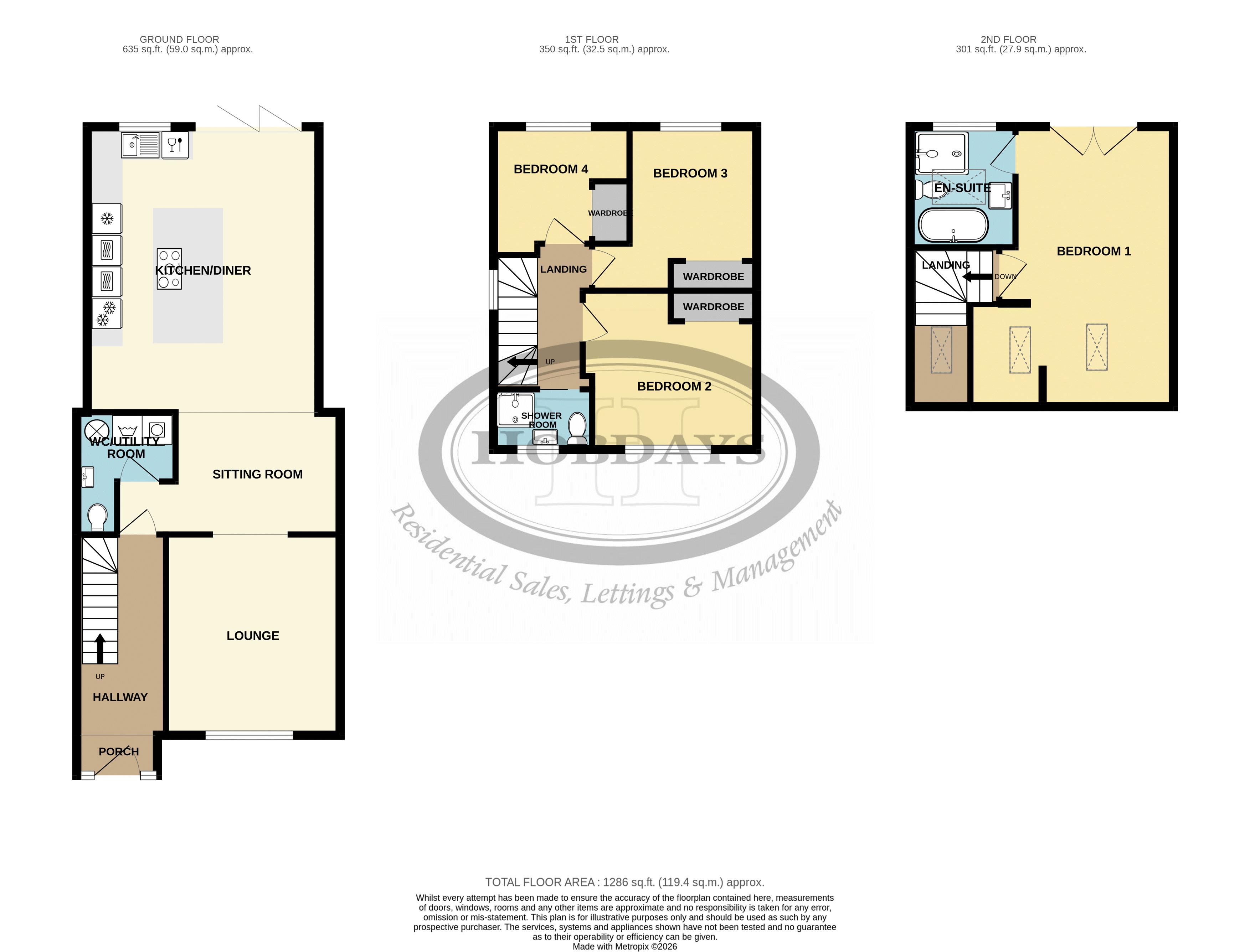 25 Swanley Crescent, Potters Bar, Hertfordshire floorplan