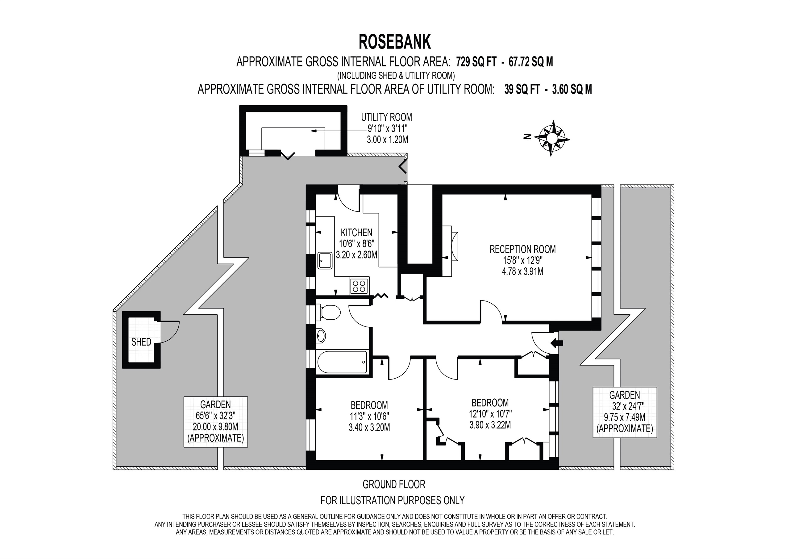 2 Bedrooms Maisonette for sale in Rosebank, Epsom KT18