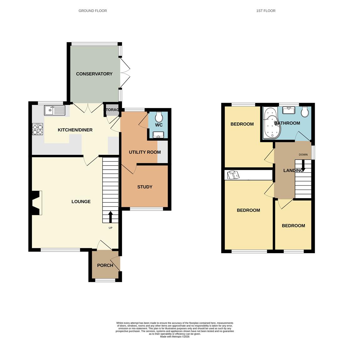 3, Castle Street, Glossop floorplan