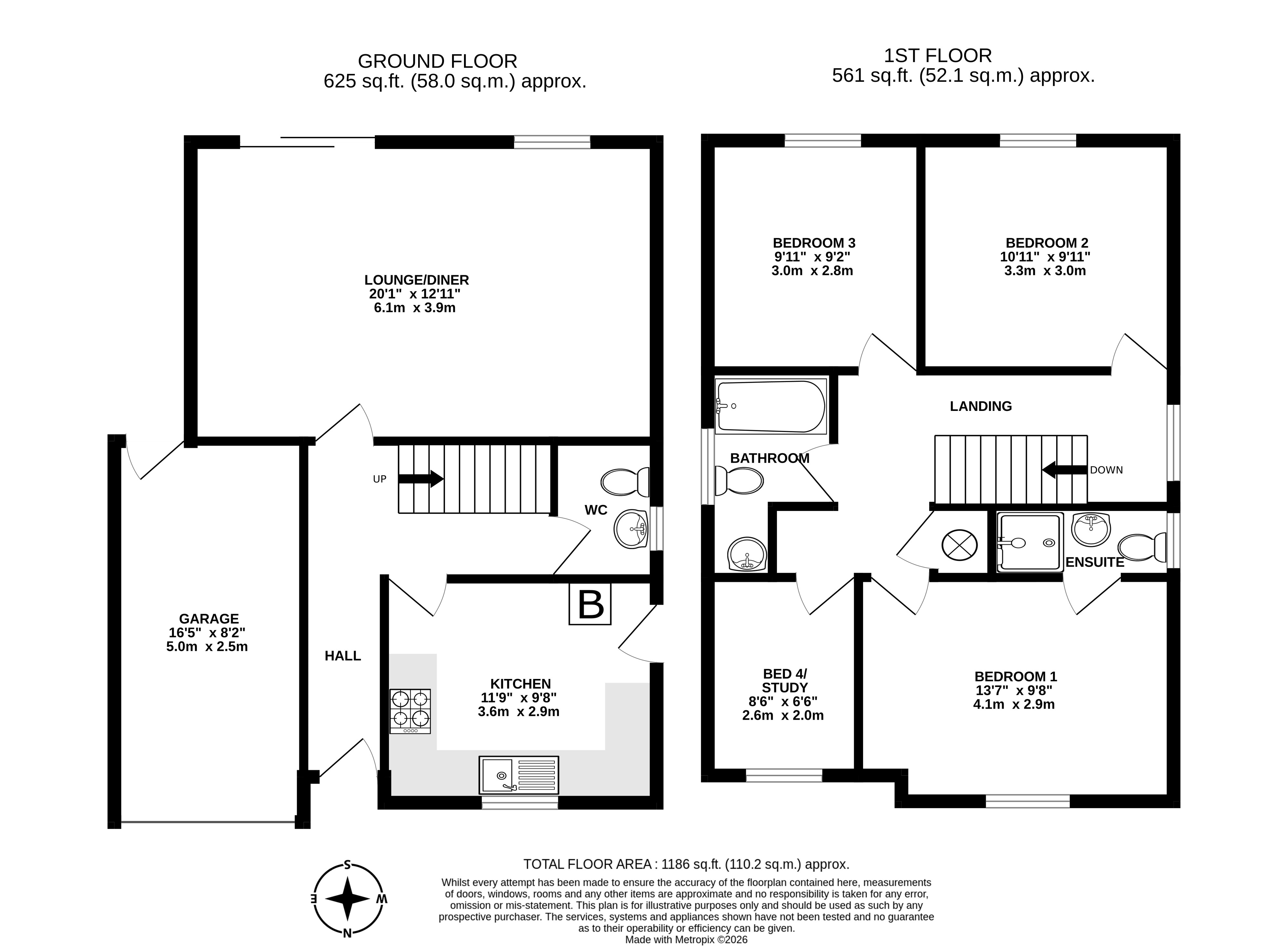 2, Orchard Close, Colchester floorplan
