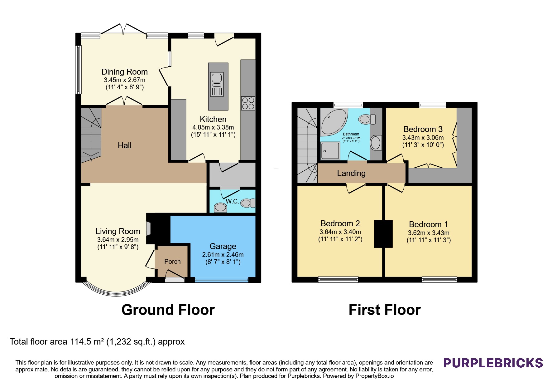39, Priory Street, Nottingham floorplan