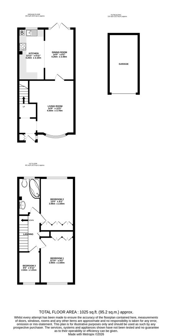5, Vineries Close, West Drayton floorplan