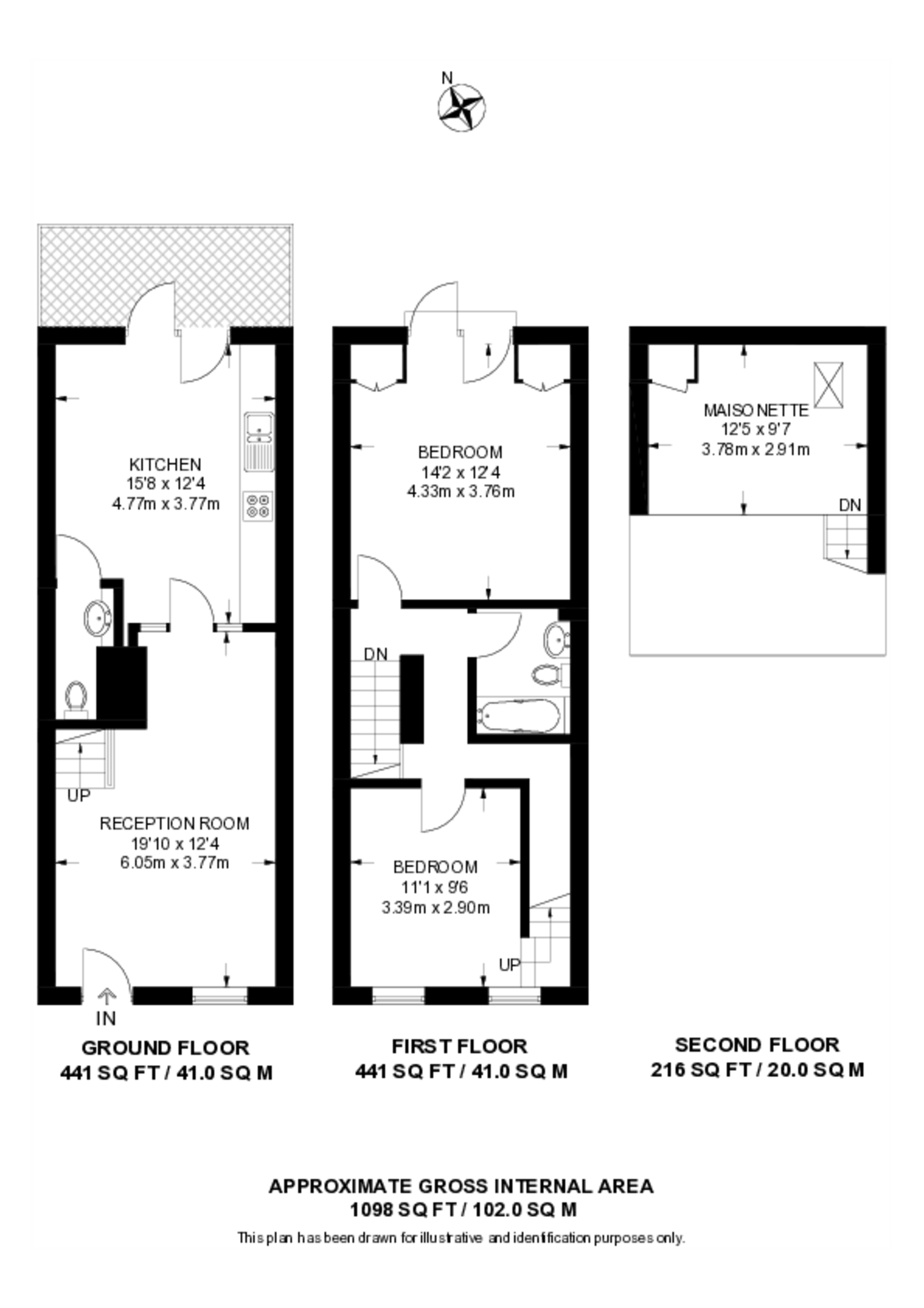 Burns Road, Battersea floorplan