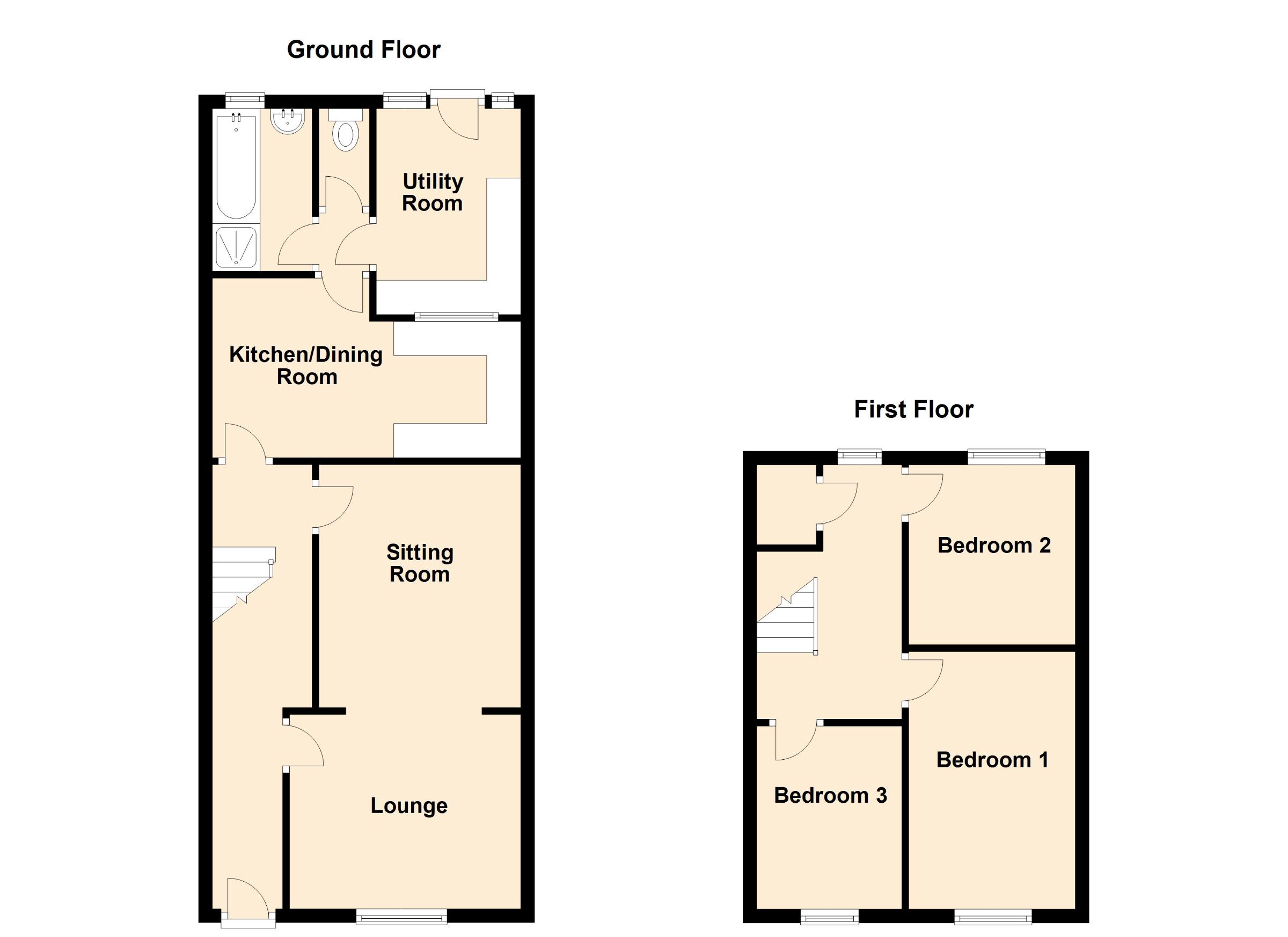 Clare Street, Merthyr Tydfil CF47, 3 bedroom terraced house for sale
